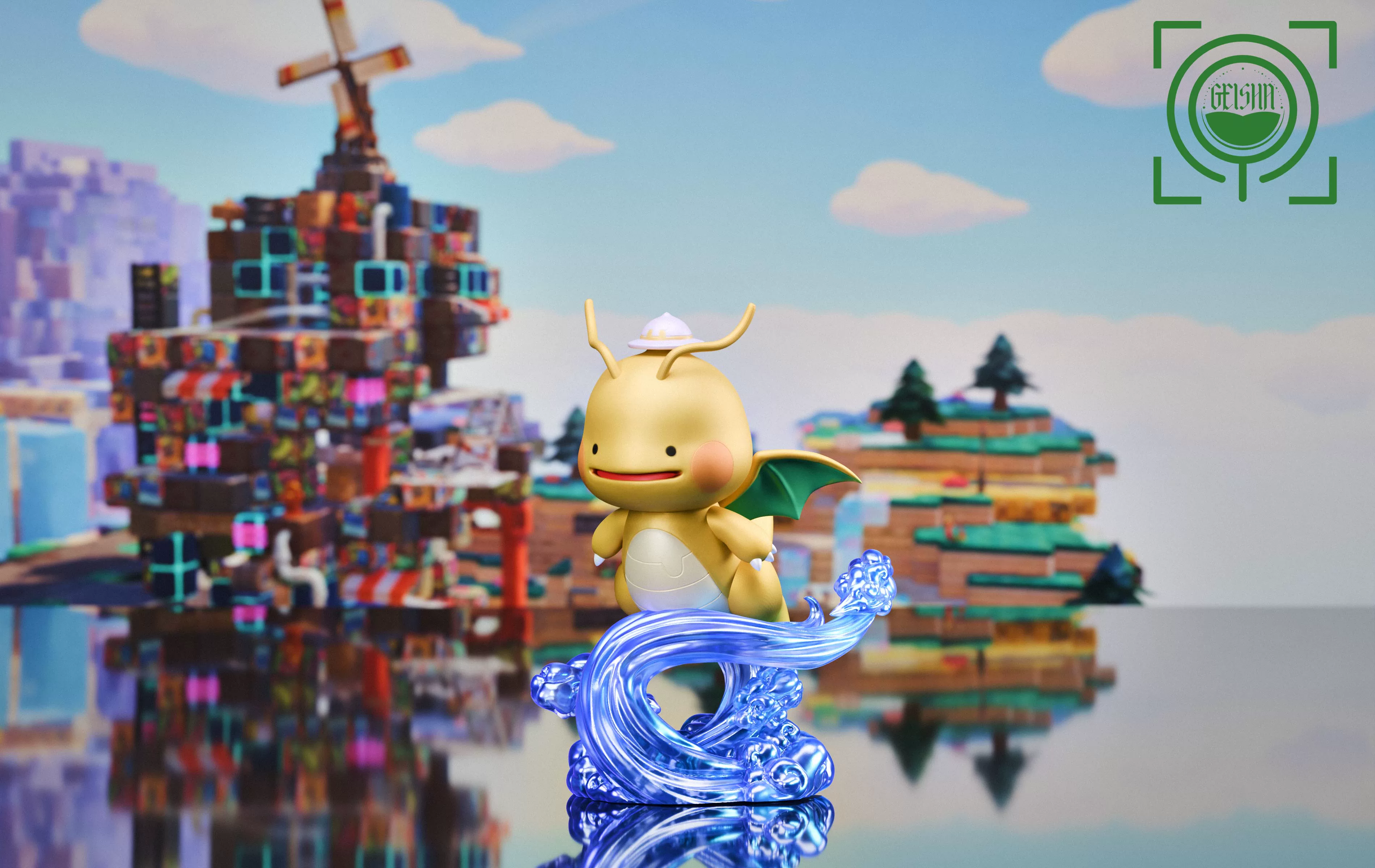 【Pre-sale】Pokopia Ditto Dragonite Form-GEISHA Studio
