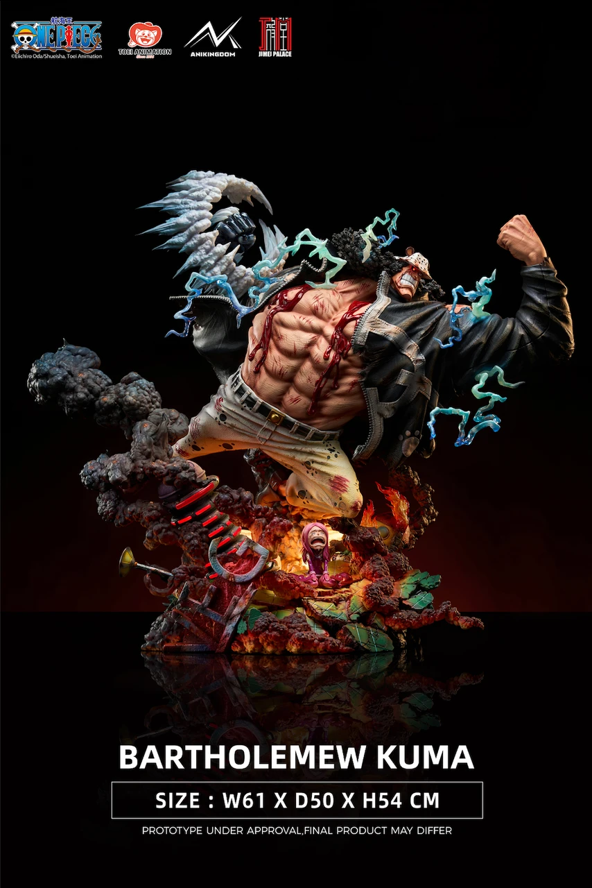 【Pre-sale】1/4 Scale Bartholomew Kuma with LED Licensed-ANIKINGDOM × Jimei Palace Studios