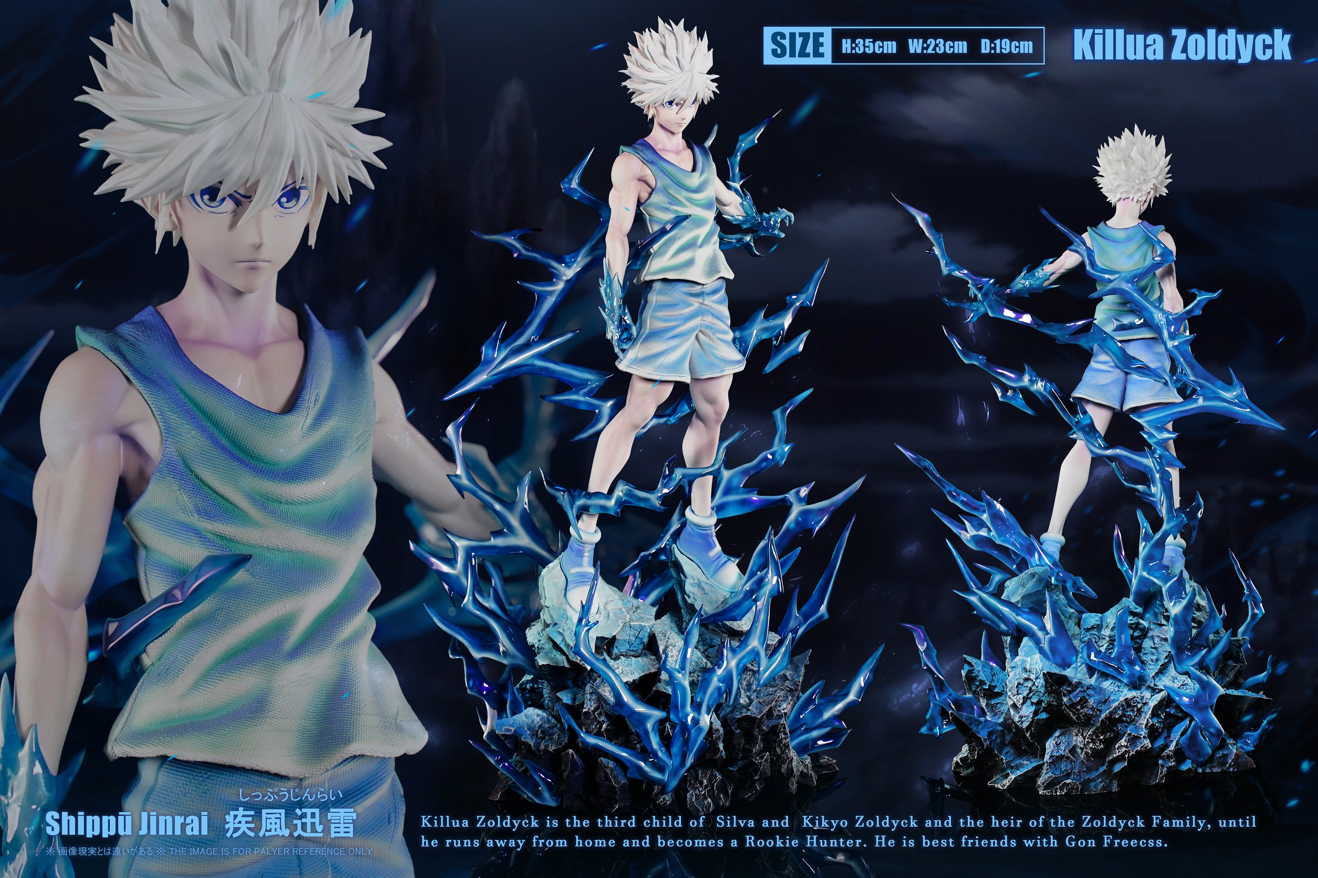 【Pre-sale】1/6 Scale 002 Killua Zoldyck-Hunter X Hunter-HXHENG × CHENG Studio