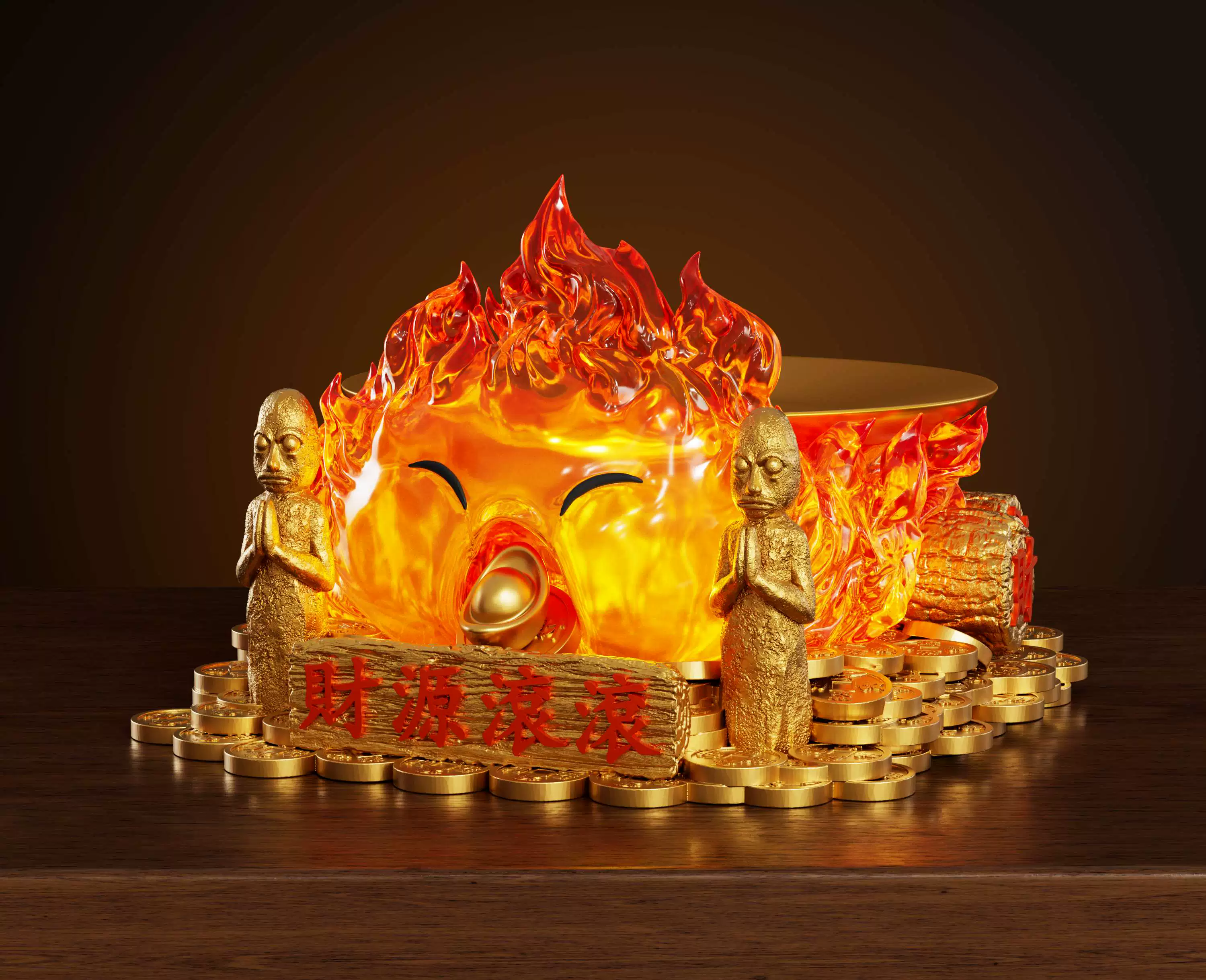 【Pre-sale】Wealth Attraction Calcifer-wawa Studio