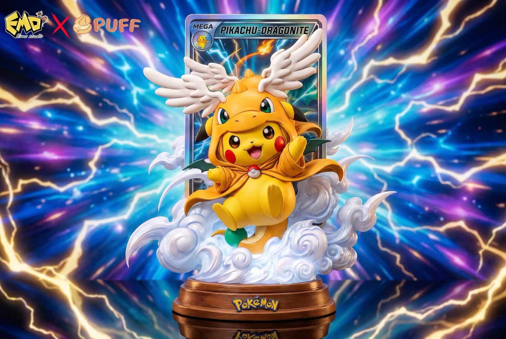 【Pre-sale】006 Dragonite Pikachu-Pokemon-Emo X Puff Studio