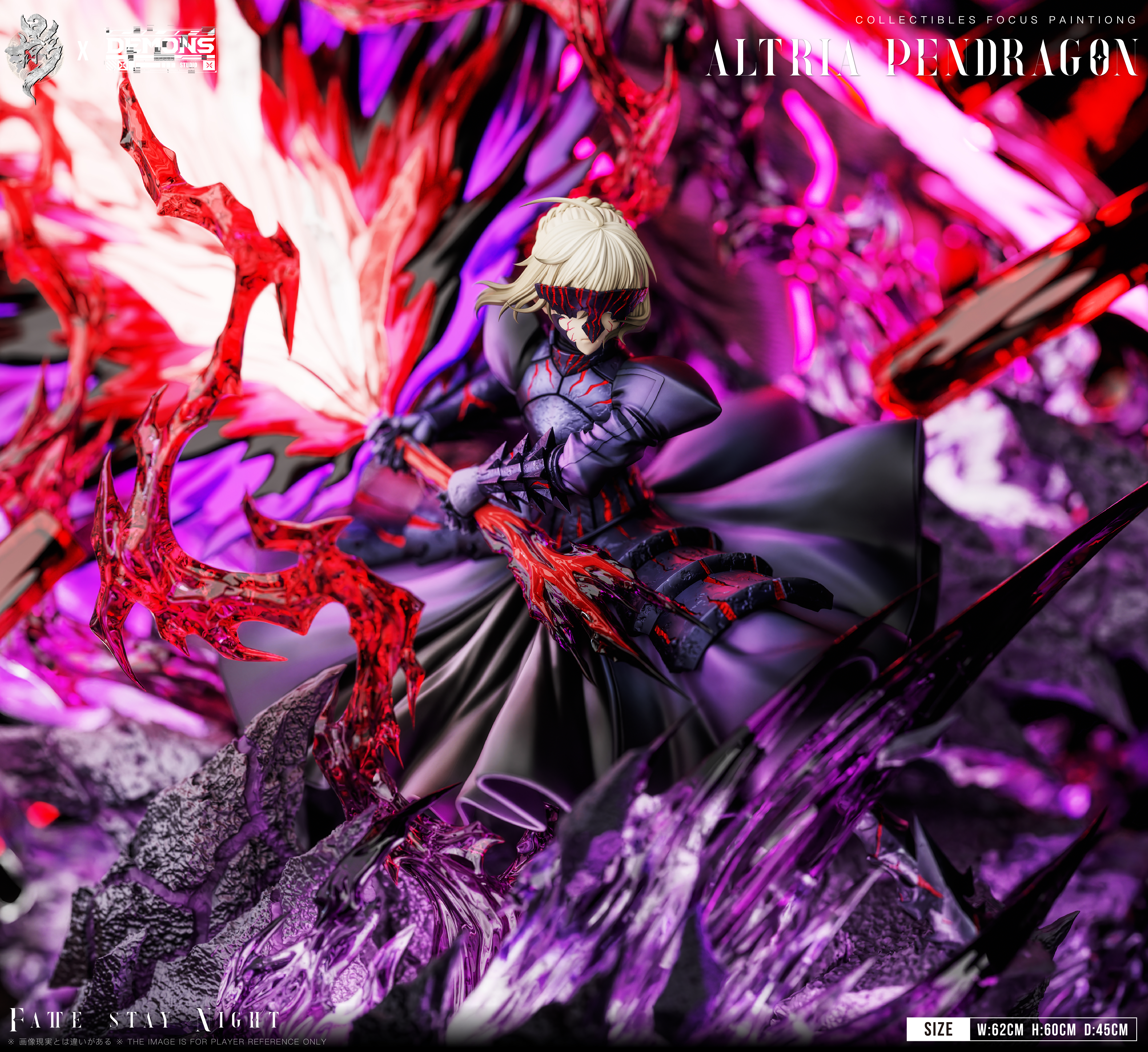 【Pre-sale】1/4 Scale 002 Black Saber-LueYing and DEMONS Studios