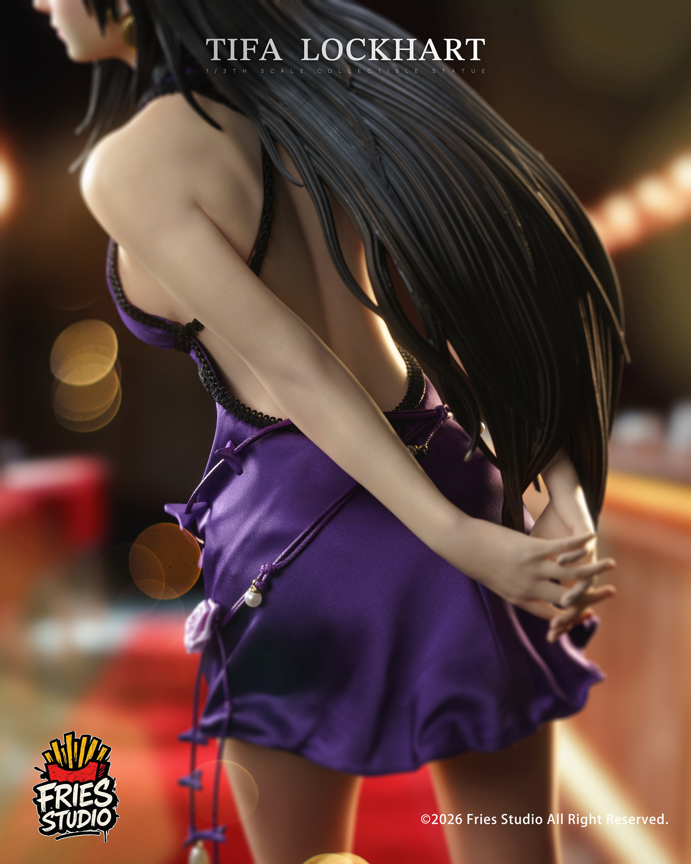 【Pre-sale】1/3 Scale Purple Dress Tifa-Fries Studio