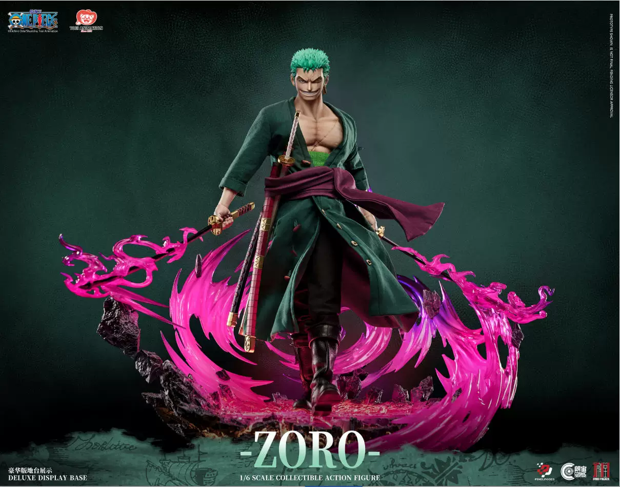 【Pre-sale】1/6 Scale Roronoa Zoro Action Figure Licensed-One Piece-JIMEI PALACE × Pixel Poses Studios