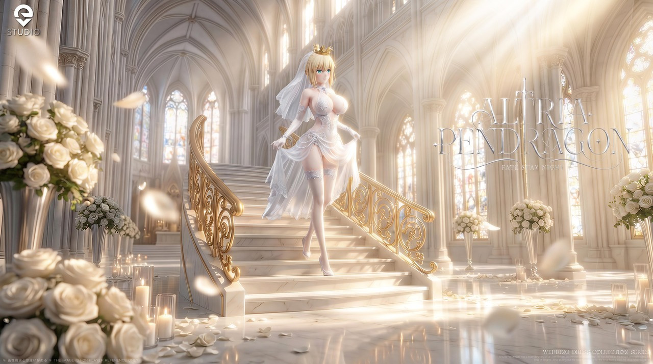 【Pre-sale】1/6 Scale Wedding Dress Saber-Eve Studio