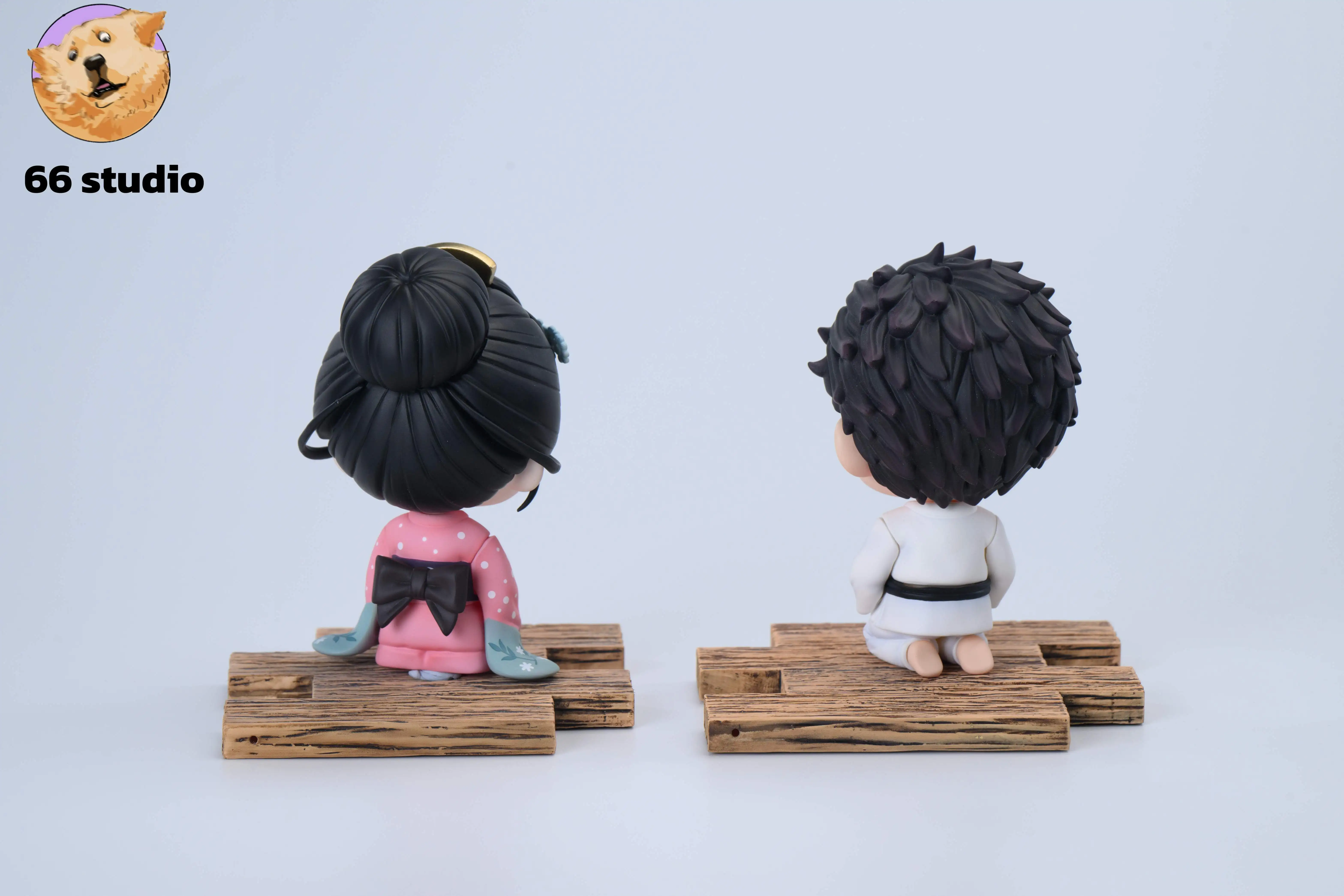 【Pre-sale】Q Version Akaza and Koyuki-Demon Slayer-66 Studio