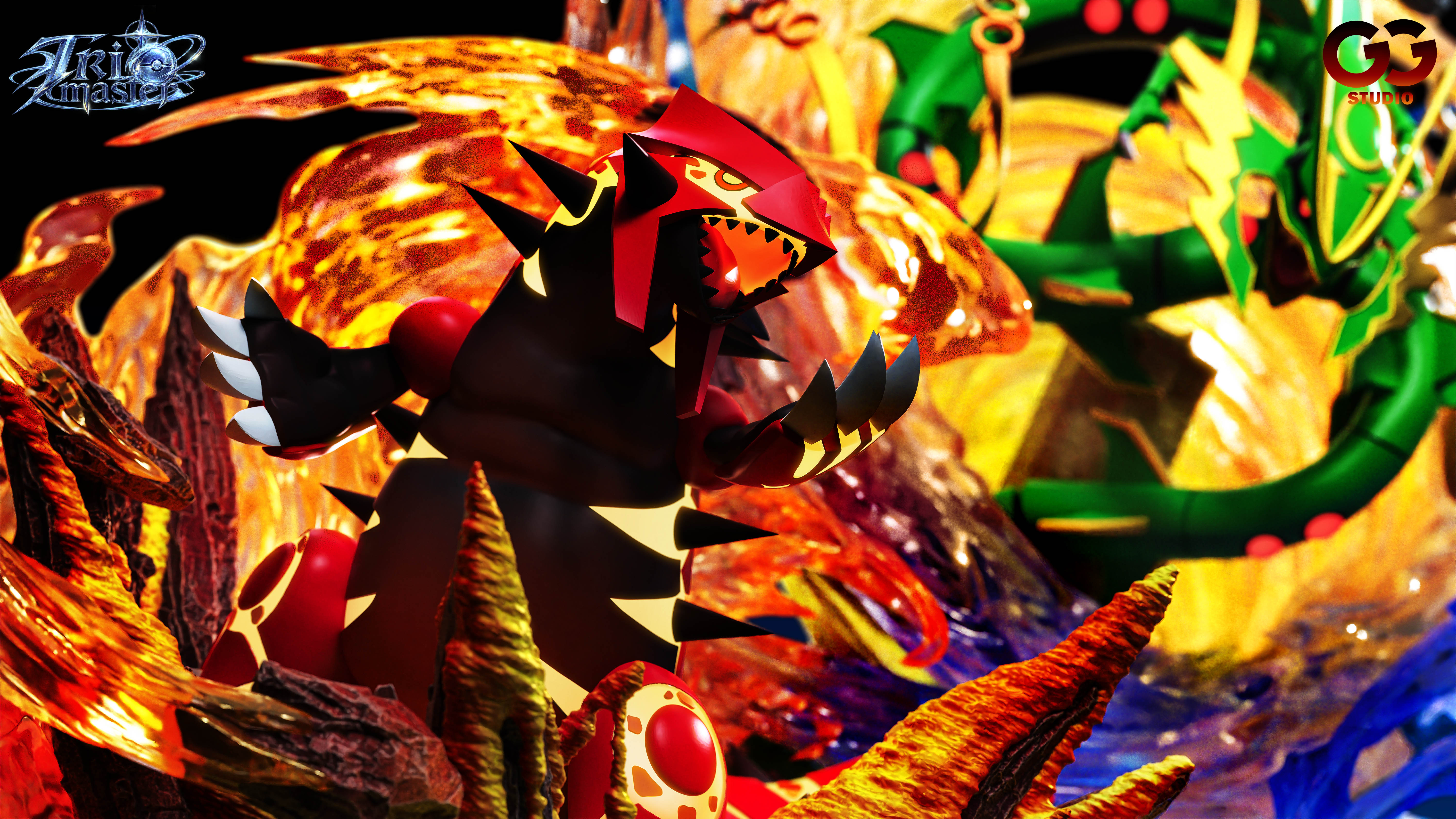 【Pre-sale】Groudon, Kyogre and Rayquaza-Pokemon-Gugu Studio