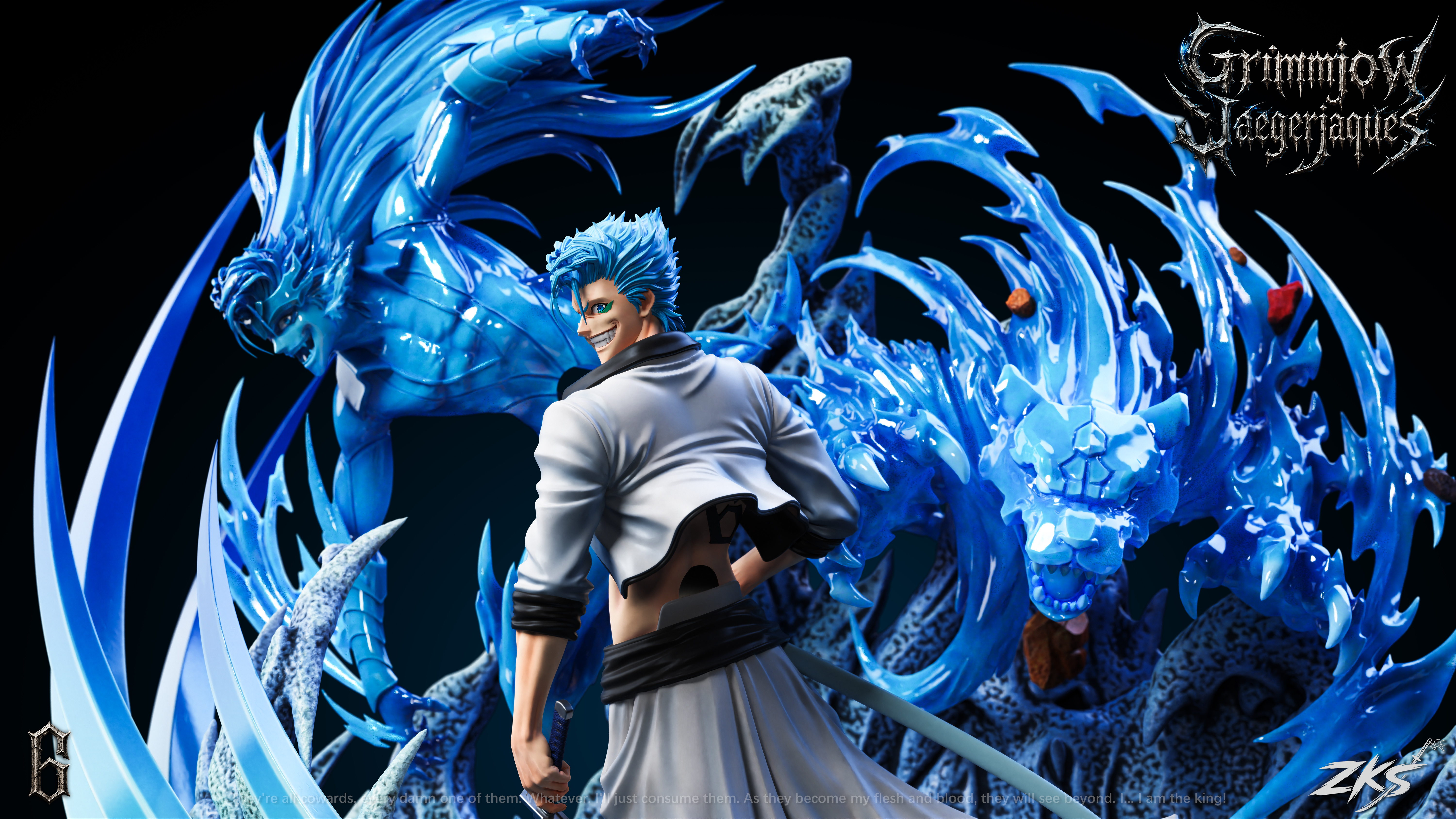 【Pre-sale】1/6 Scale Grimmjow Jaegerjaques-Bleach-ZKS Studio