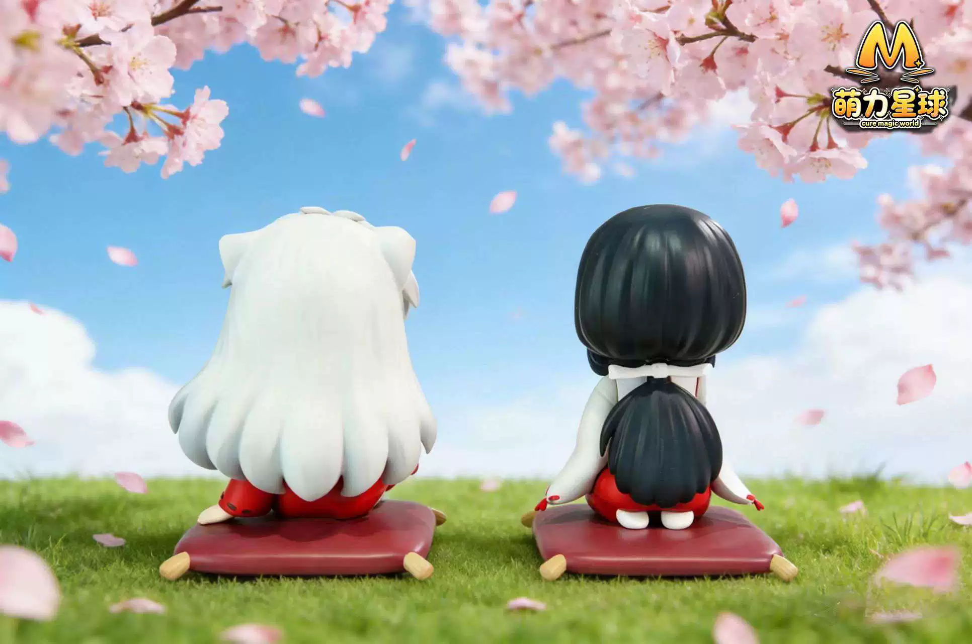 【Pre-sale】Q Version Inuyasha and Kikyō-InuYasha-Cure Magic World Studio