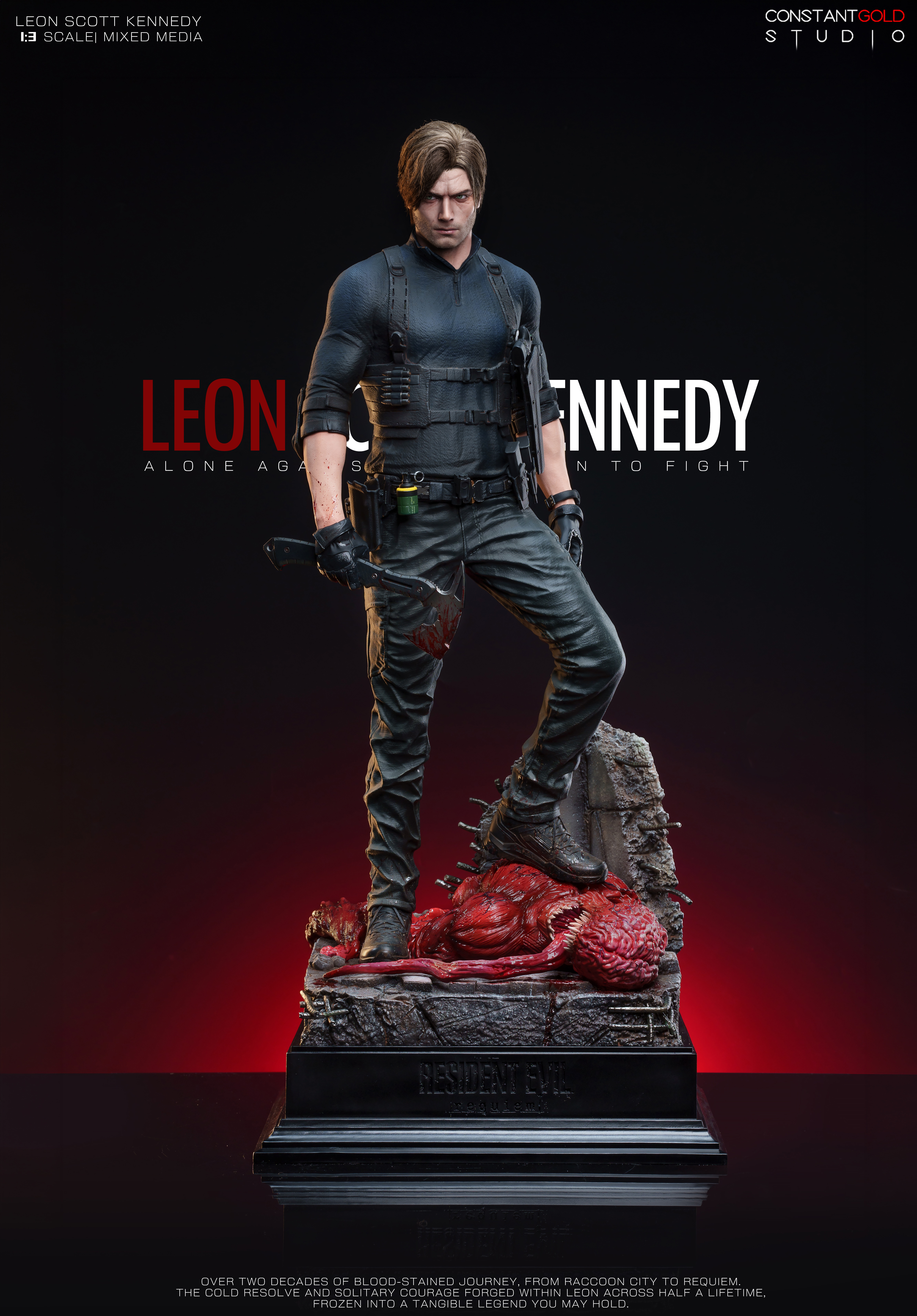 【Pre-sale】1/3 Scale Leon S Kennedy-Resident Evil-ConstantGold Studio