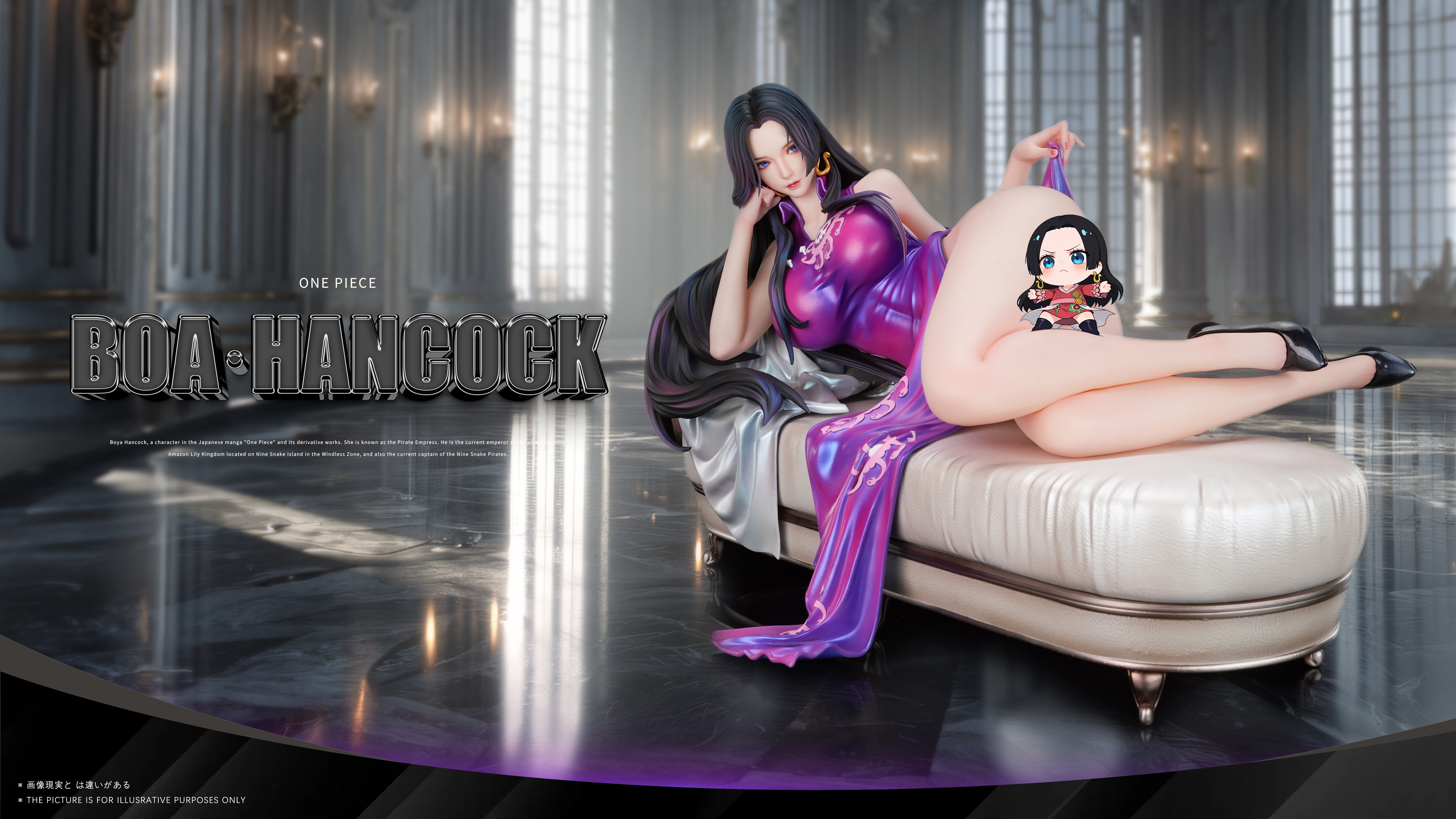 【Pre-sale】1/4 Scale Boa Hancock-Comic Hero Raven Studio