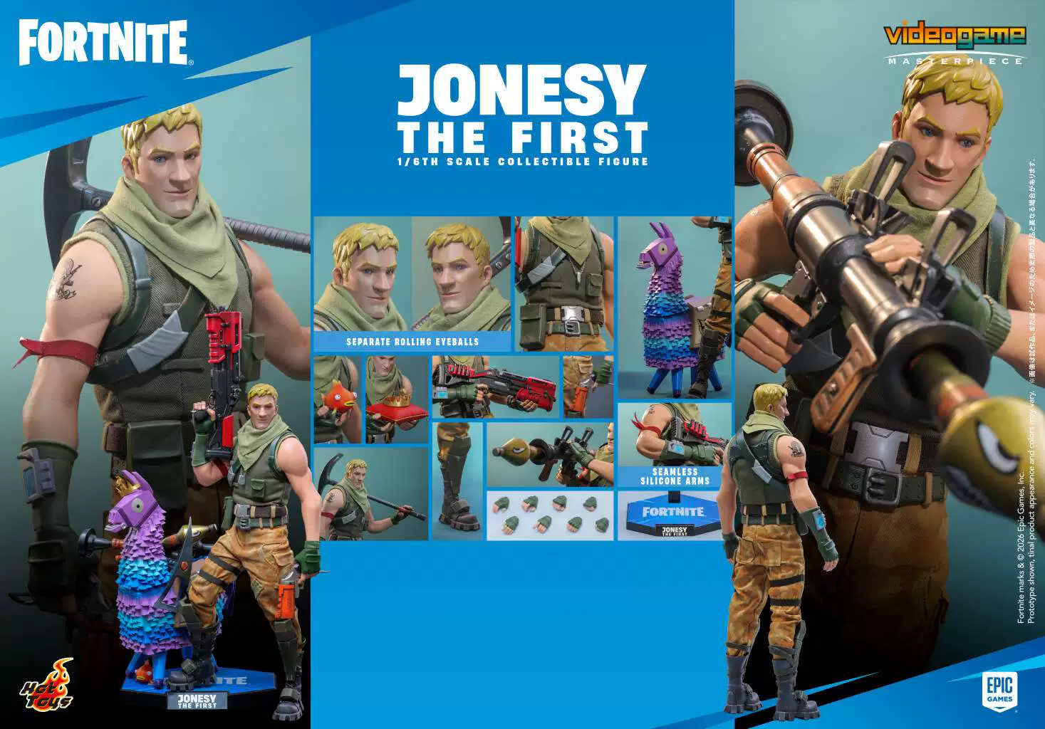 【Pre-sale】1/6 Scale The First Jonesy-Fortnite-Hot Toys Studio