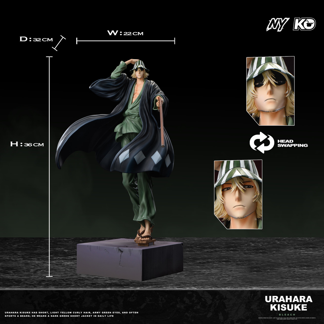 【Pre-sale】1/6 Scale Urahara Kisuke-Bleach-NY × KO Studio