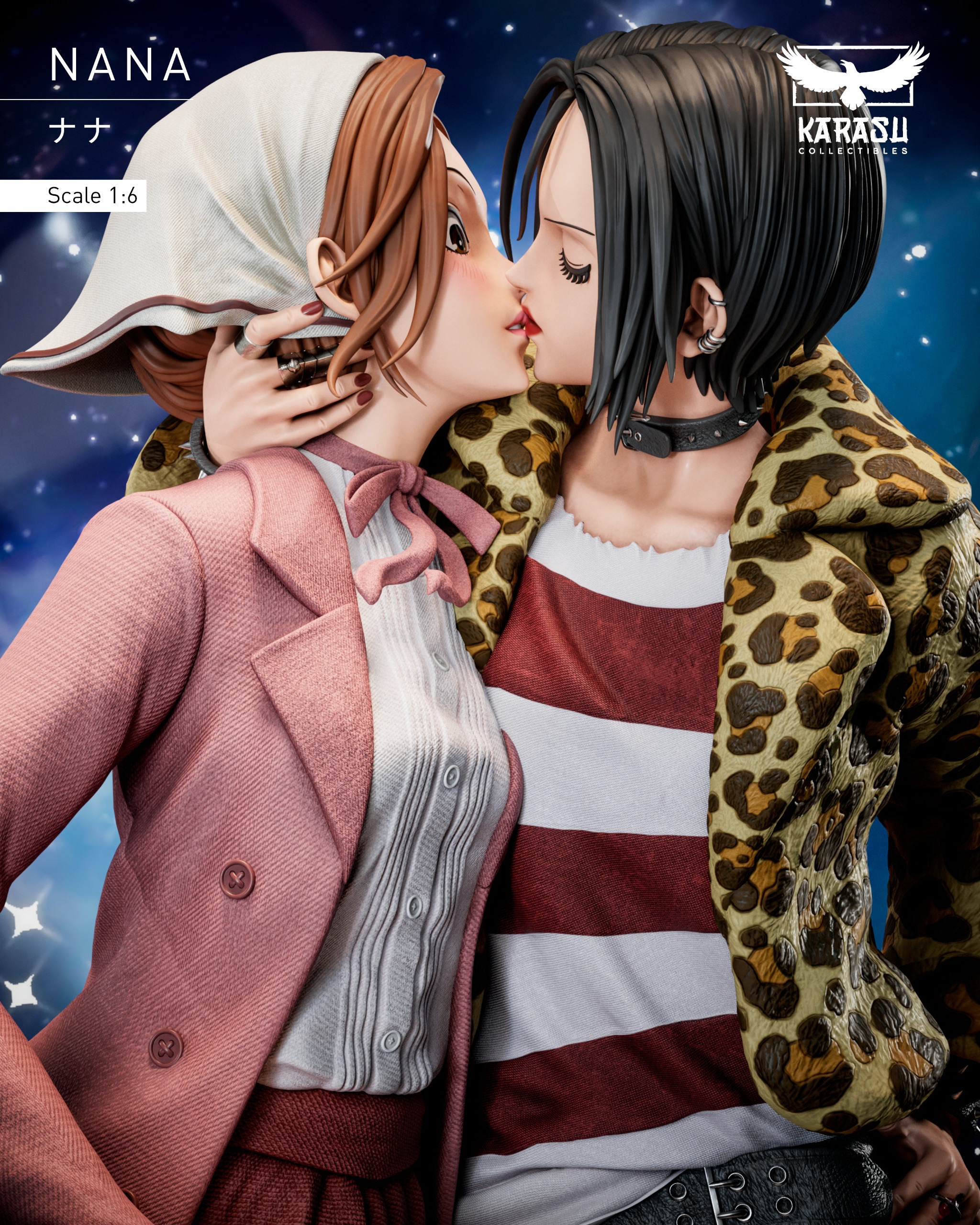 【Pre-sale】1/6 Scale Osaki Nana and Komatsu Nana with LED-KARASU Collectibles Studio
