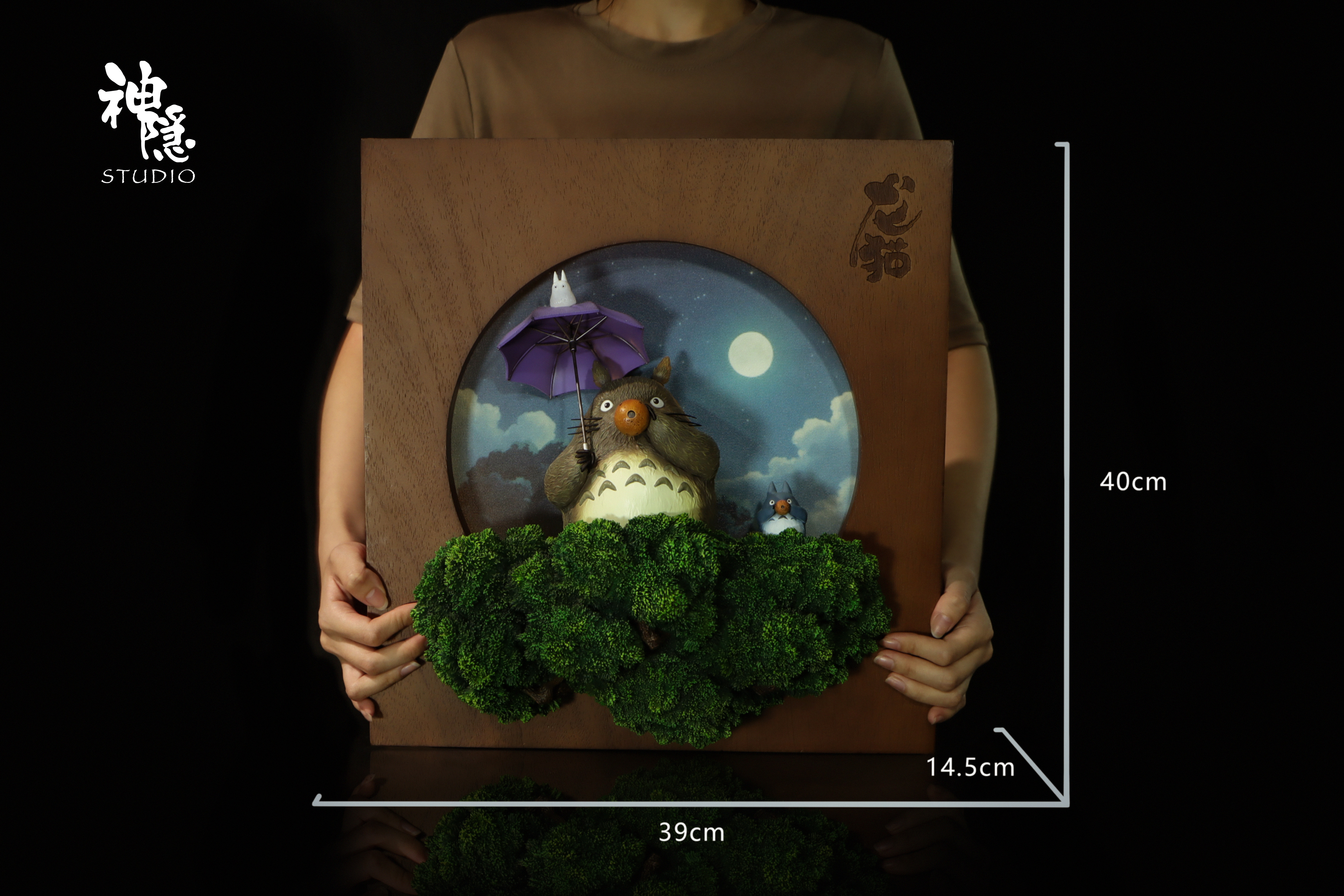 【Pre-sale】Totoro under the moonlight with LED-ShenYin Studio