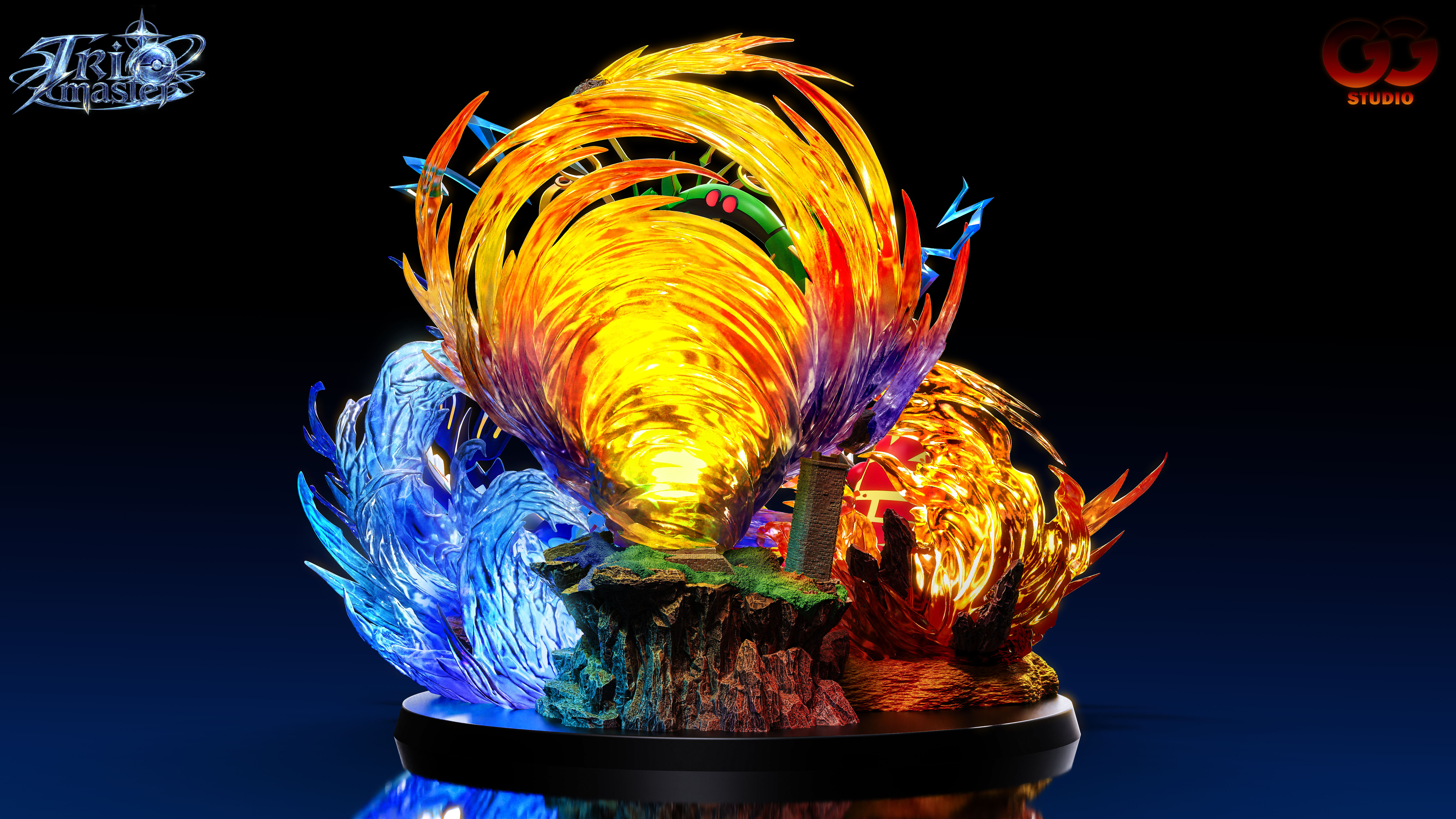 【Pre-sale】Groudon, Kyogre and Rayquaza-Pokemon-Gugu Studio