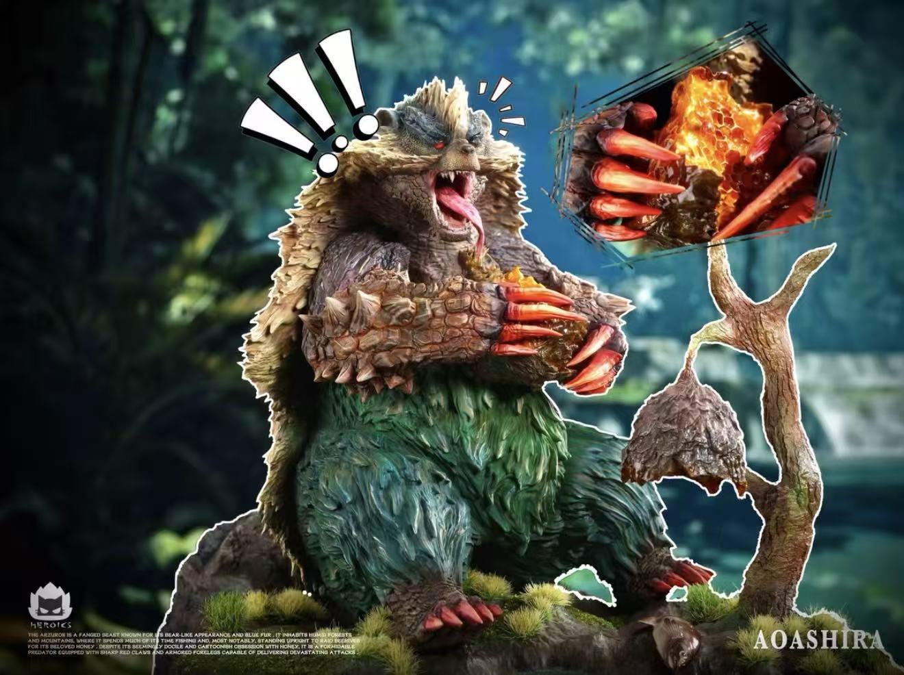 【Pre-sale】Arzuros and Redhelm Arzuros -Monster Hunter-Heroics Studio