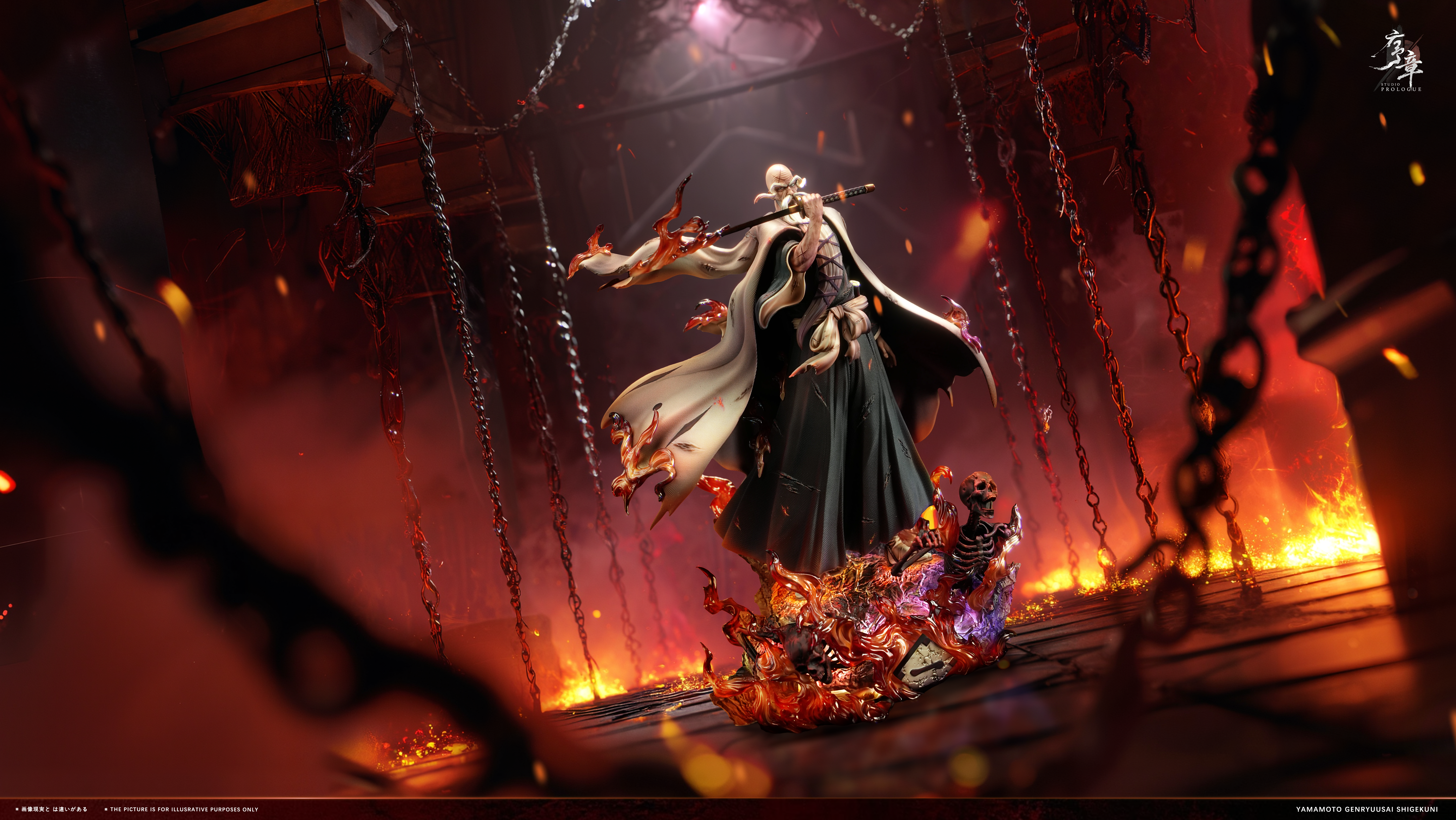 【Pre-sale】1/6 Scale Yamamoto Genryusai Shigekuni-Bleach-Prologue Studio