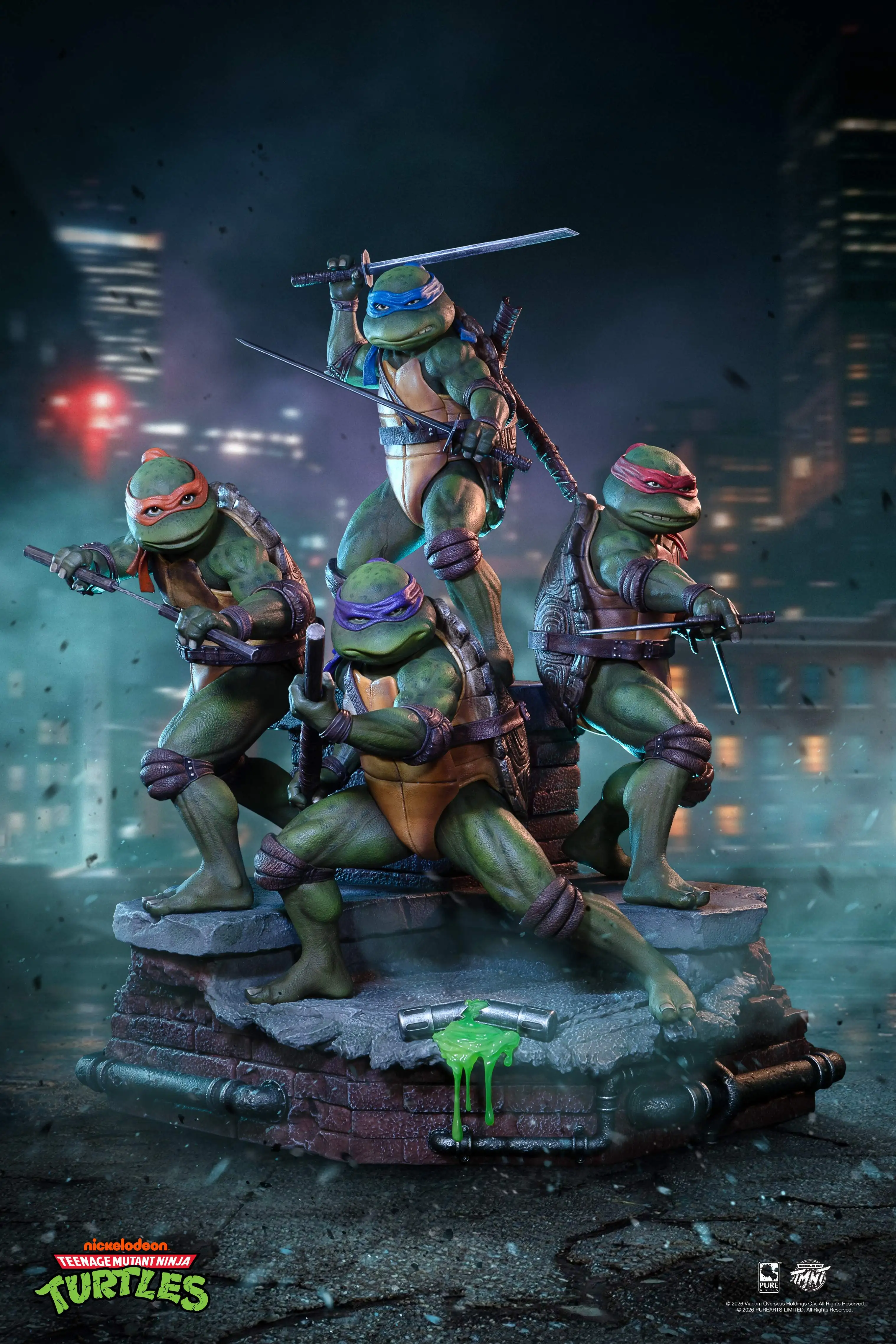【Pre-sale】1/6 Scale MOVIE DIORAMA Teenage Mutant Ninja Turtles-Purearts Studio