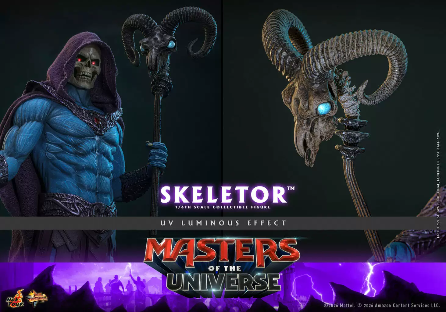 【Pre-sale】1/6 Scale MMS889 Masters of the Universe Skeletor-HotToys Studio