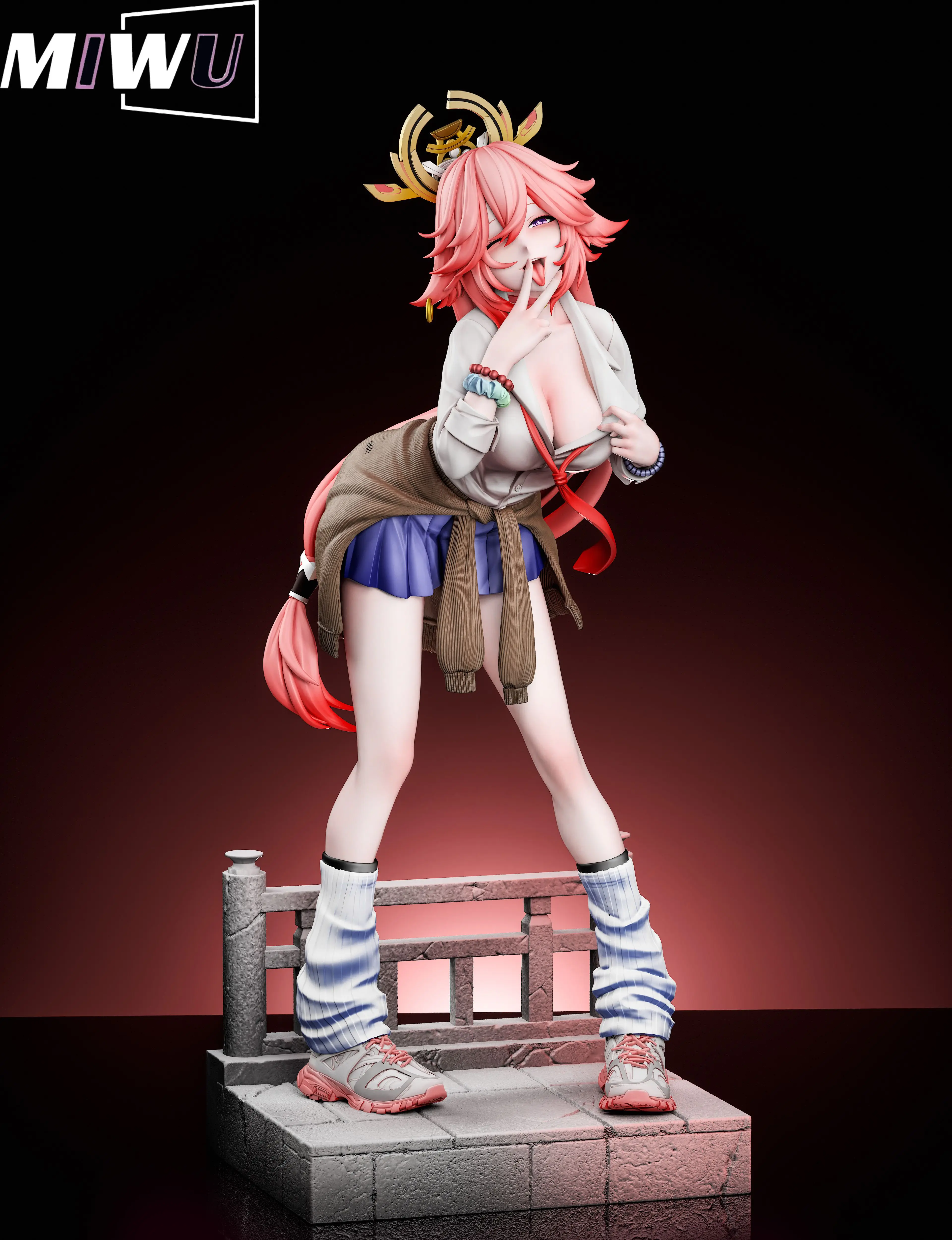 【Pre-sale】1/6 Scale Raiden Shogun and Yae Miko-Miwu Studio