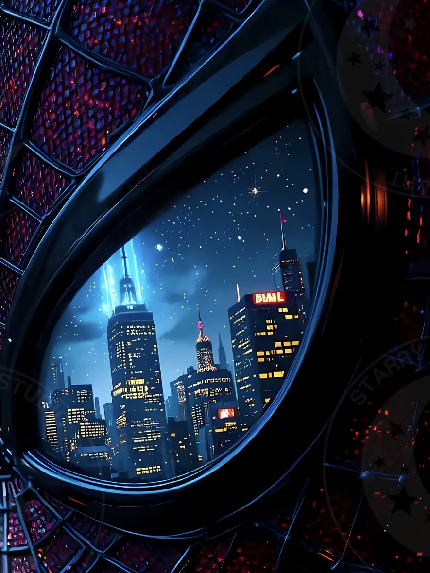 【Pre-sale】Decorative Painting of Night Spider-Man-XingKong Studio