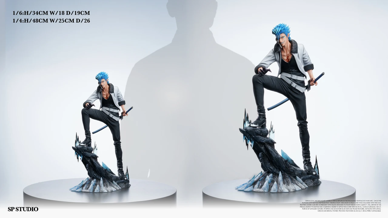 【Pre-sale】1/6 and 1/4 Scale Grimmjow Jaegerjaques-Bleach-Super Punch Studio