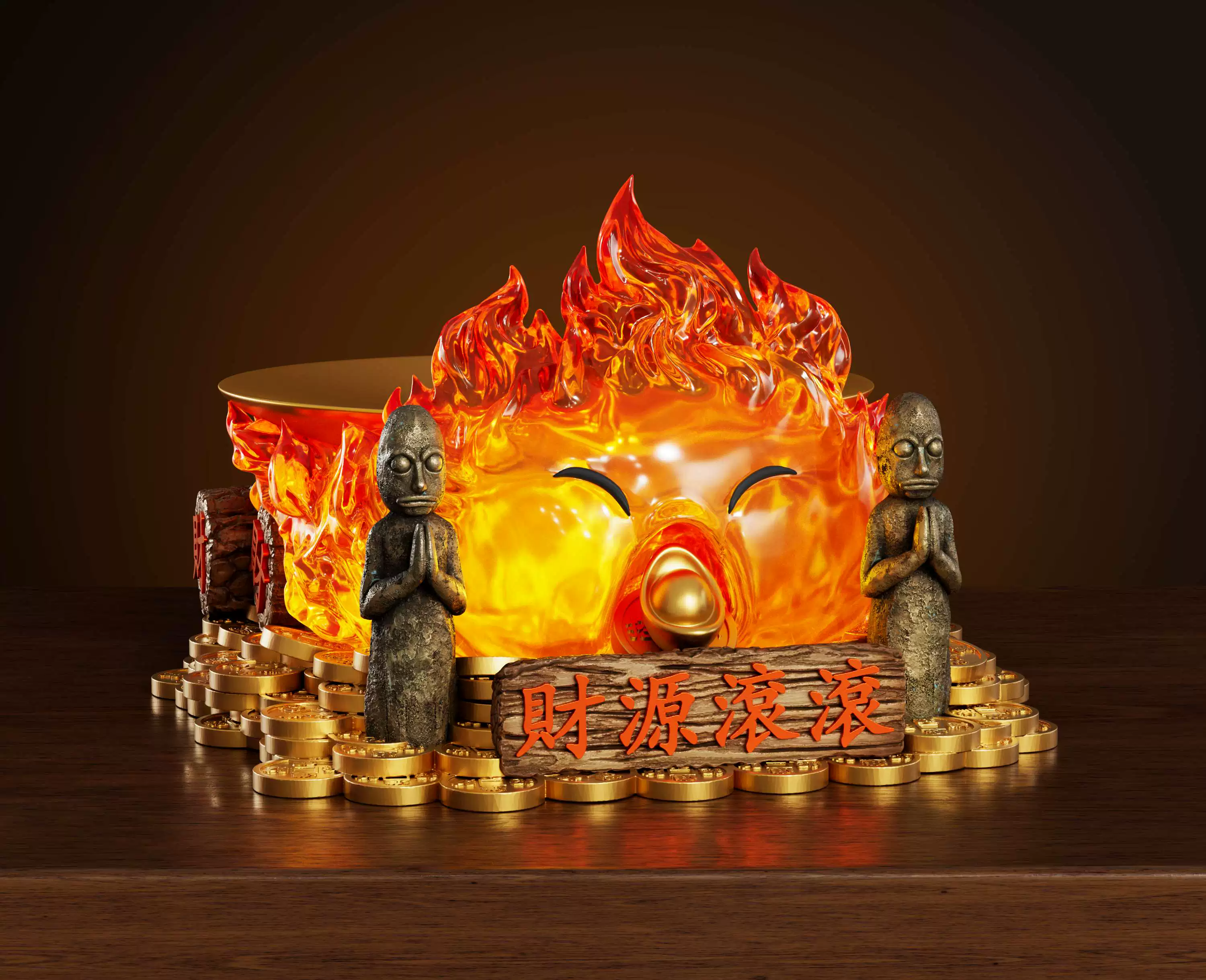 【Pre-sale】Wealth Attraction Calcifer-wawa Studio