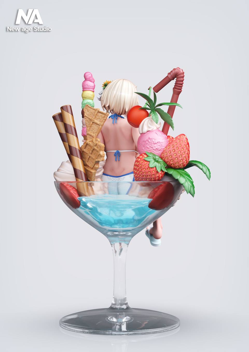 【Pre-sale】1/6 Scale Ice Cream Cup Yousitiya-Brown Dust-New Age Studio