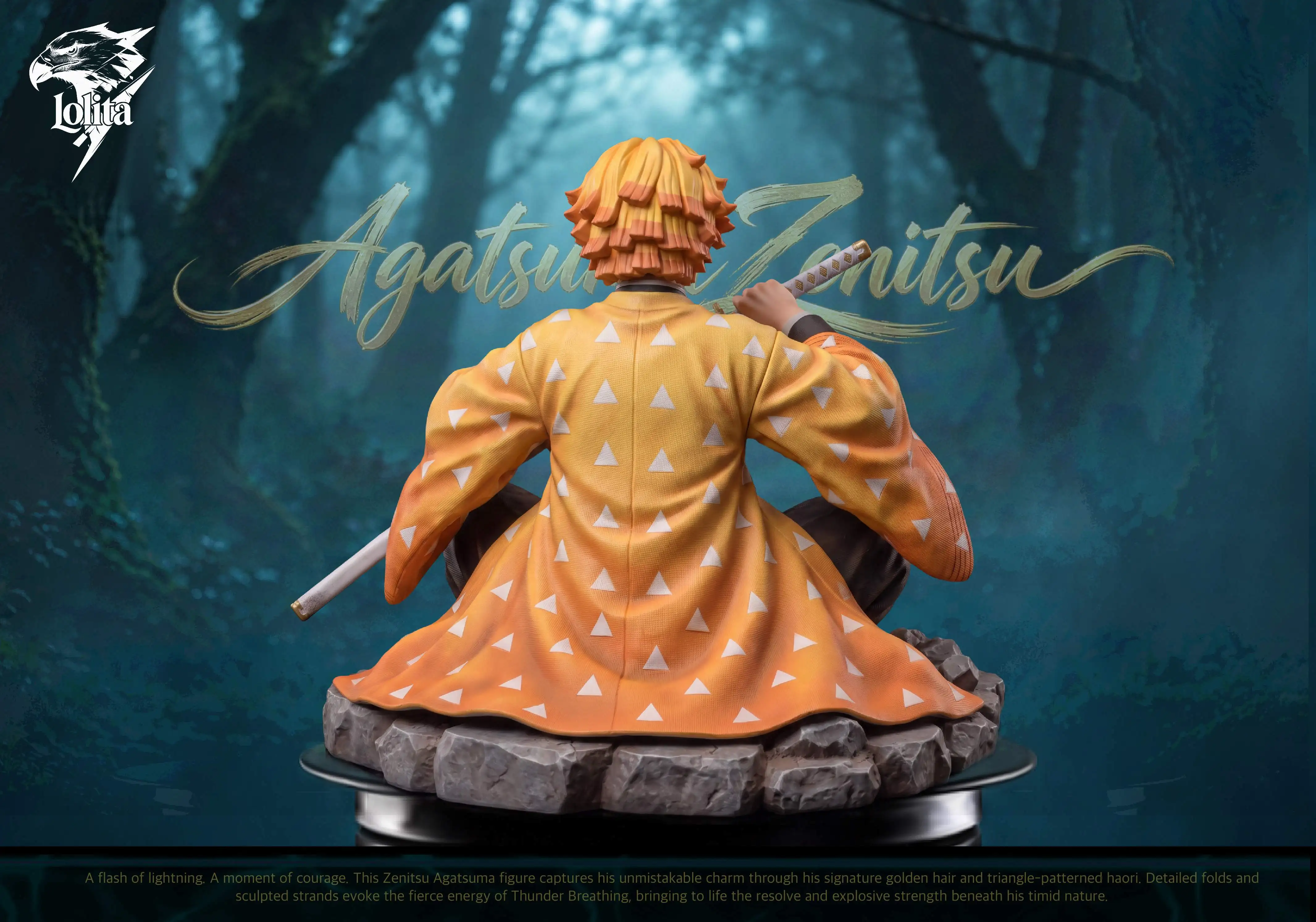 【Pre-sale】1/6 Scale Sitting Agatsuma Zenitsu-Demon Slayer-Lolita Studio