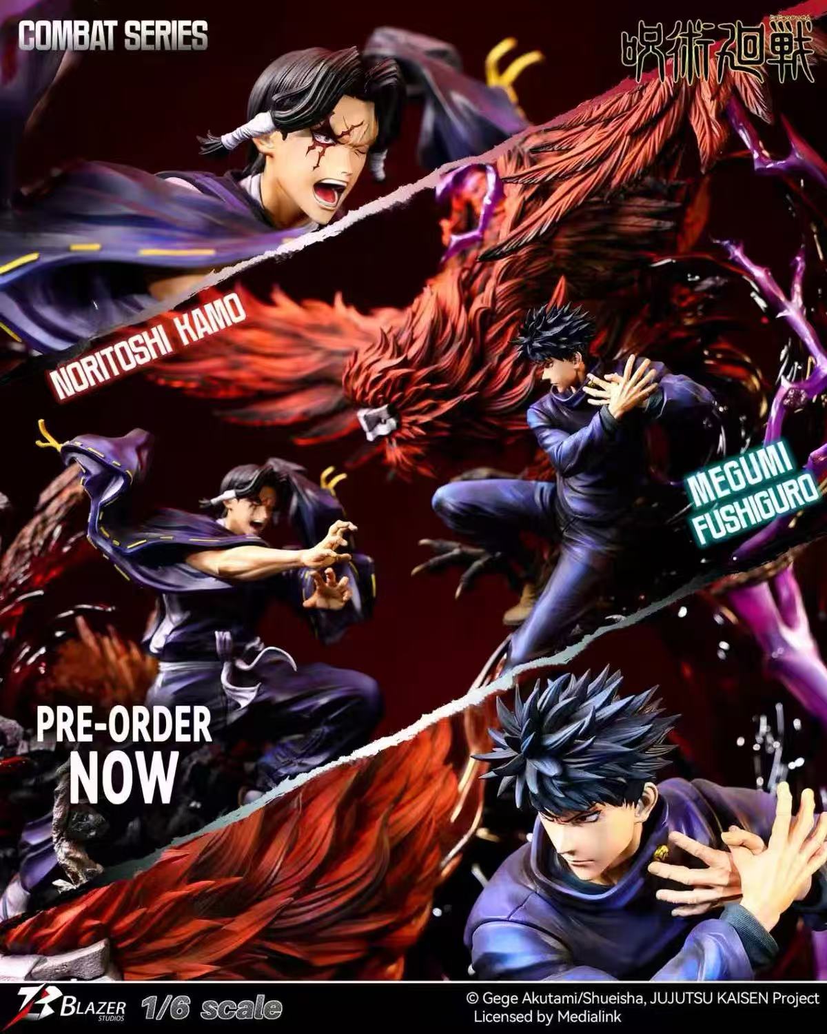【Pre-sale】1/6 Scale Fushiguro Megumi and Noritoshi Kamo-Jujutsu Kaisen-Blazer Studio