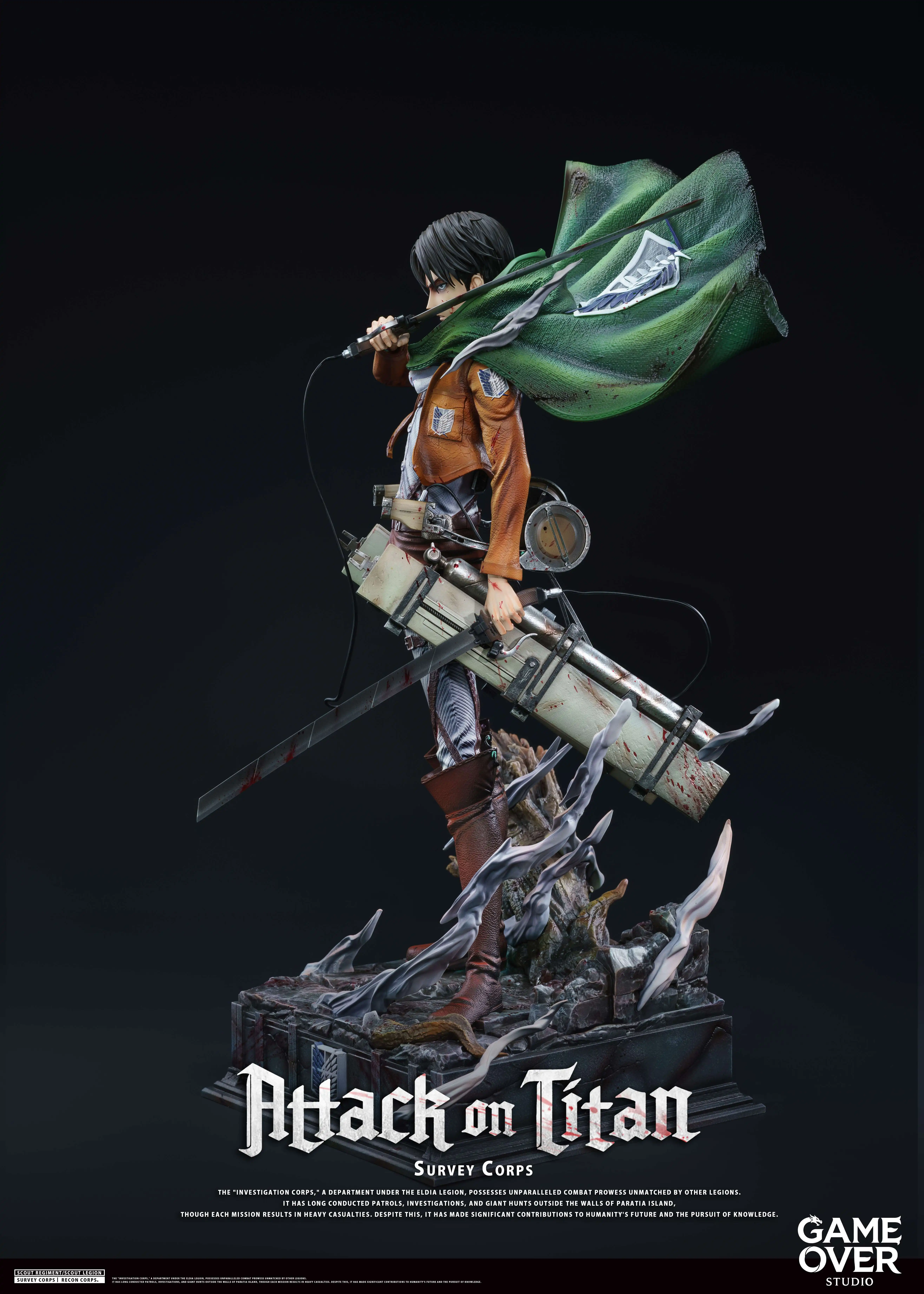 【Pre-sale】1/6 and 1/4 Scale Levi Ackerman-Game Over Studio