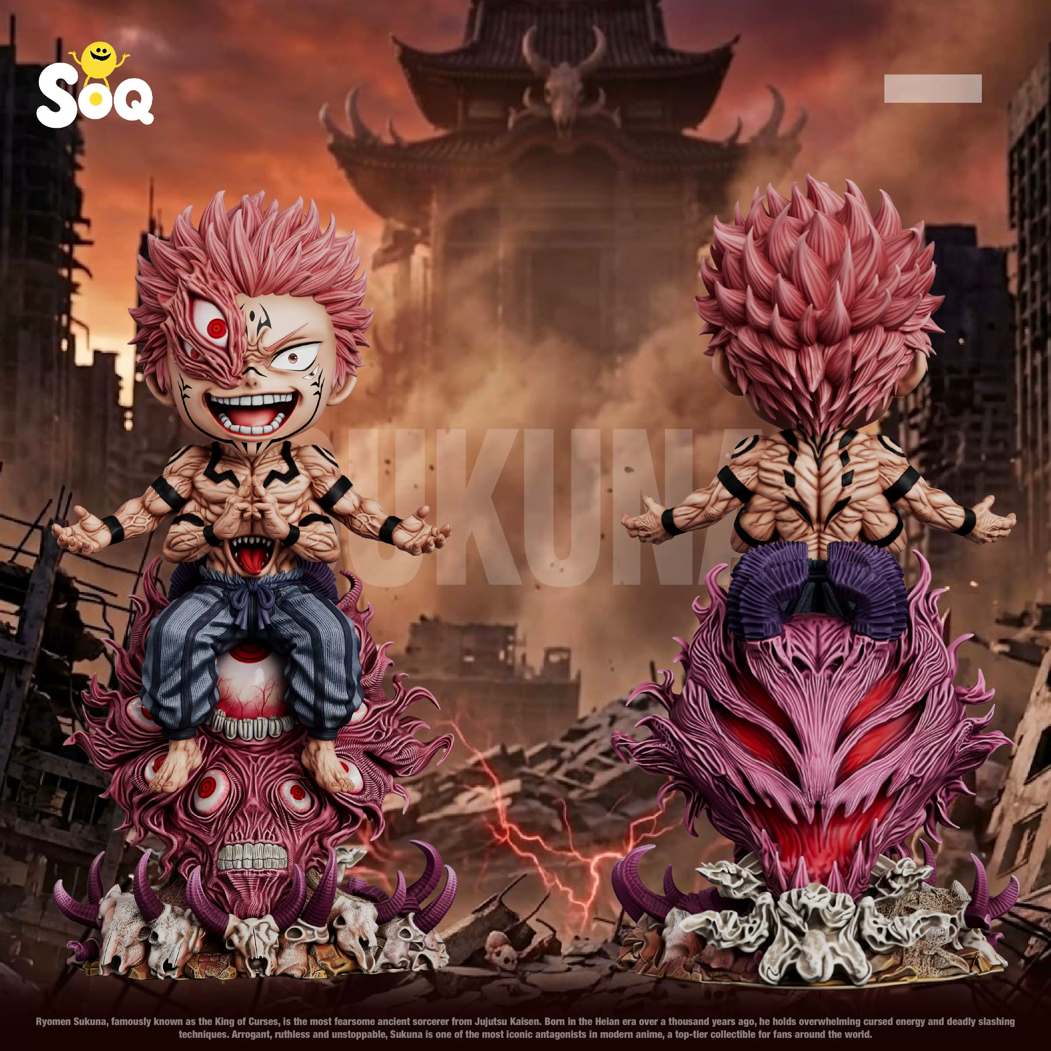 【Pre-sale】Ryomen Sukuna 2.0-Jujutsu Kaisen-SOQ Studio