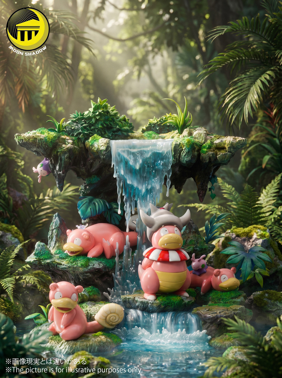【Pre-sale】Slowpoke Family-Pokemon-Moon Shadow Studio