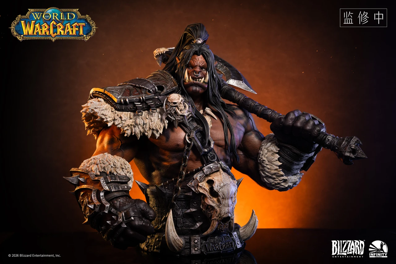【Pre-sale】1/3 Scale Bust of Grommash Hellscream Licensed-World of Warcraft-Infinity Studio