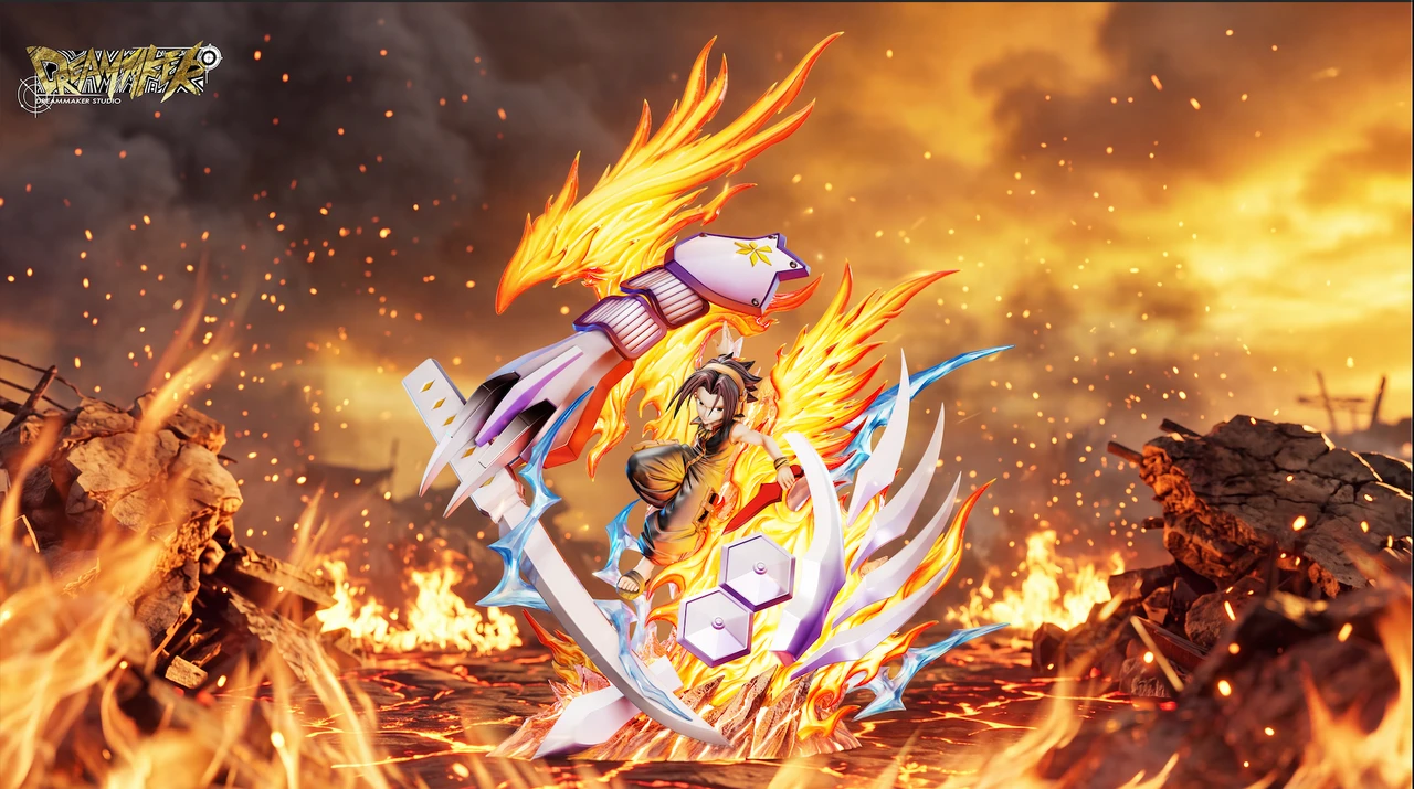 【Pre-sale】White Swan Yoh Asakura with LED-SHAMAN KING-Dreammaker Studio