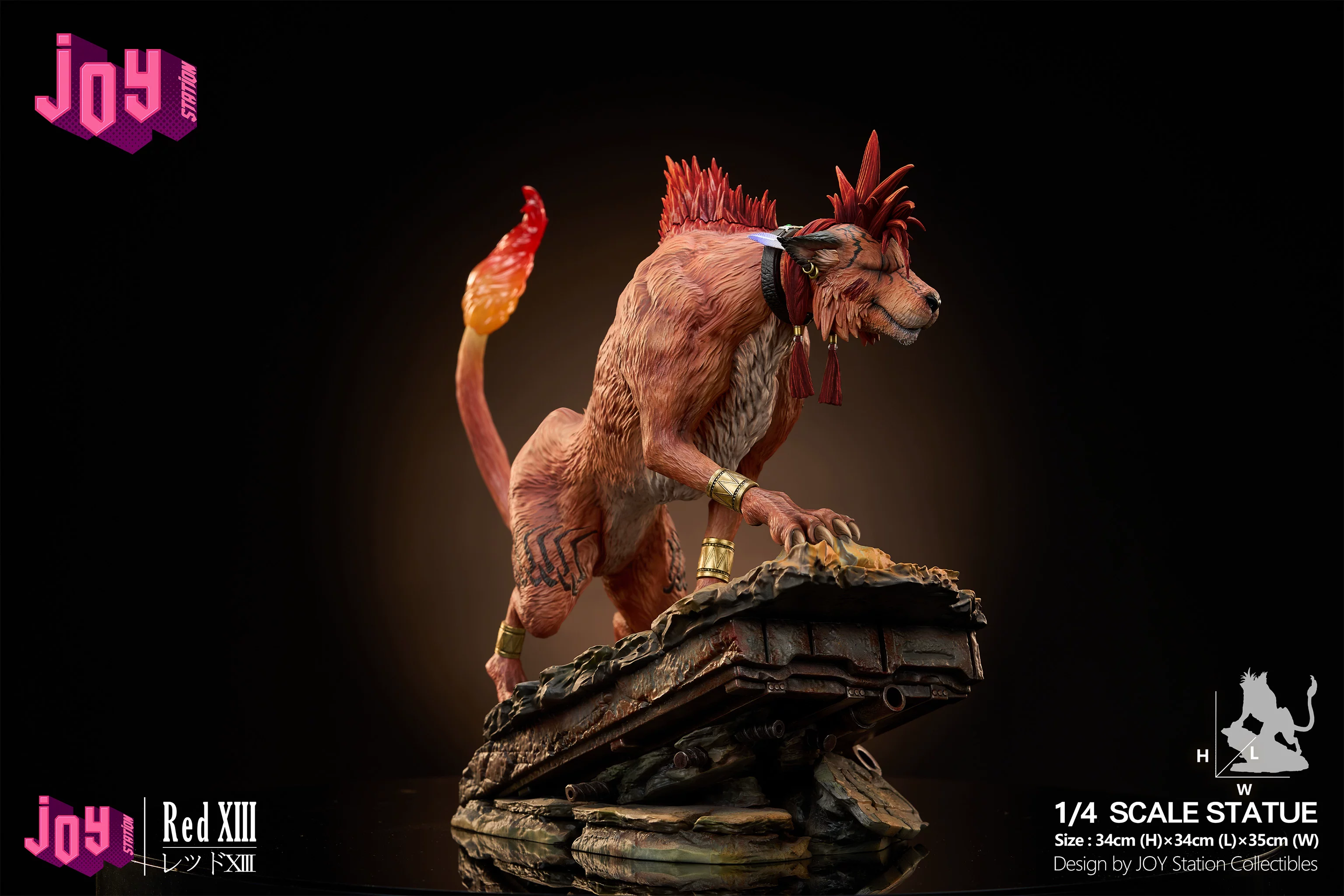 【Pre-sale】1/4 Scale Red XIII with LED-Final Fantasy-Joy Studio