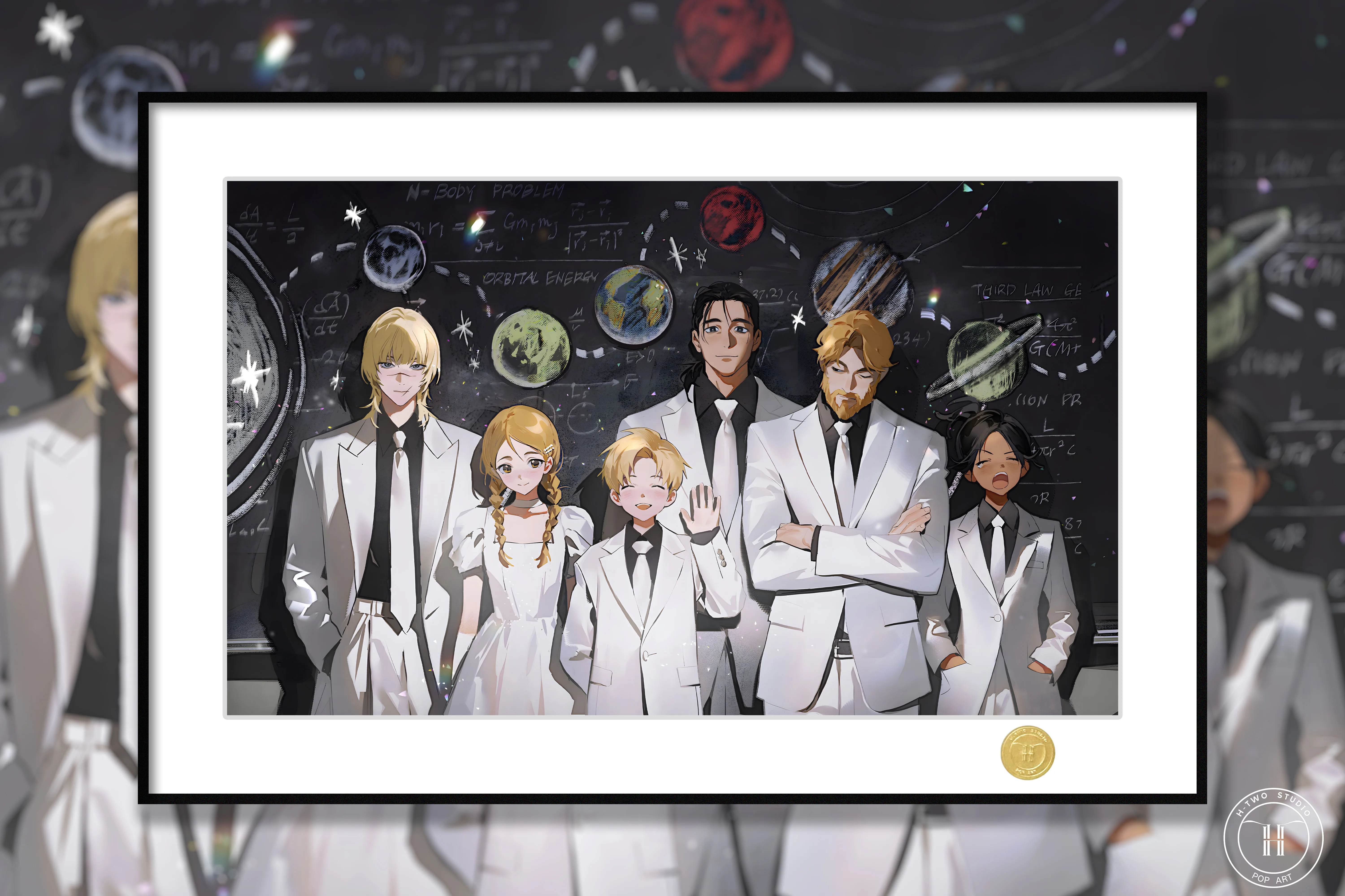 【Pre-sale】Decorative Painting of 6 Characters-Orb: On the Movements of the Earth-H2 Studio