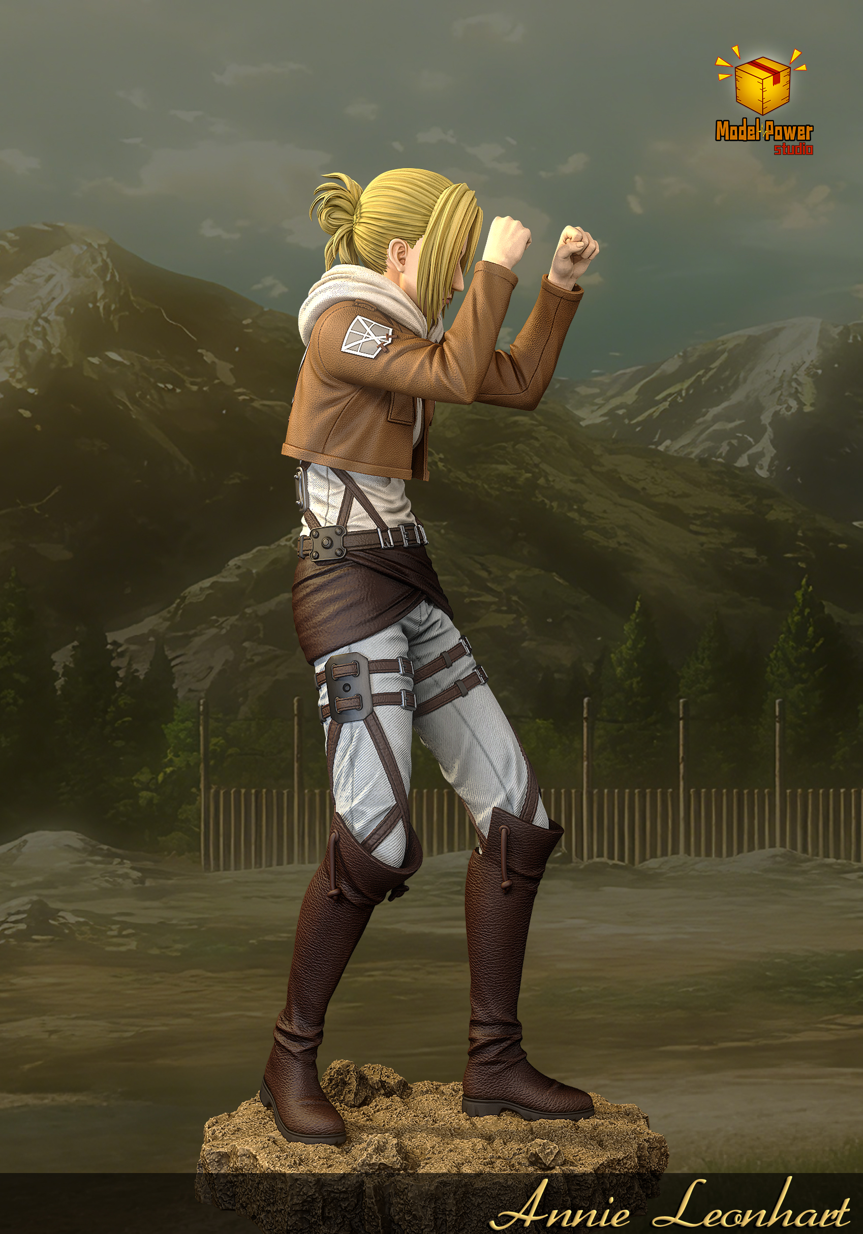 【Sold out】Fighting Pose Annie Leonhart-Model Power Studio