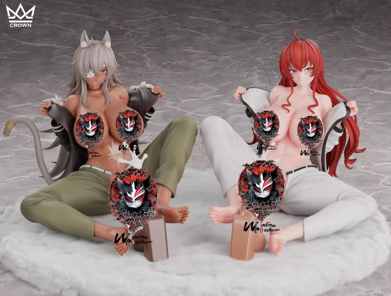 【Pre-sale】1/6 Scale Eris Boreas Greyrat and Ghislaine Dedoldia-Mushoku Tensei: Jobless Reincarnation‌-CROWN Studio