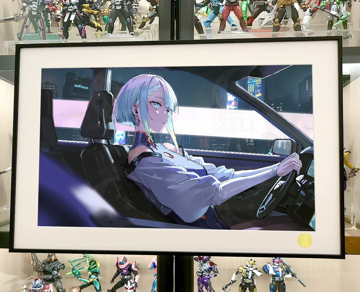 【Pre-sale】Decorative Painting of Driver Lucy-CYBERPUNK EDGERUNNERS-XingKong Studio