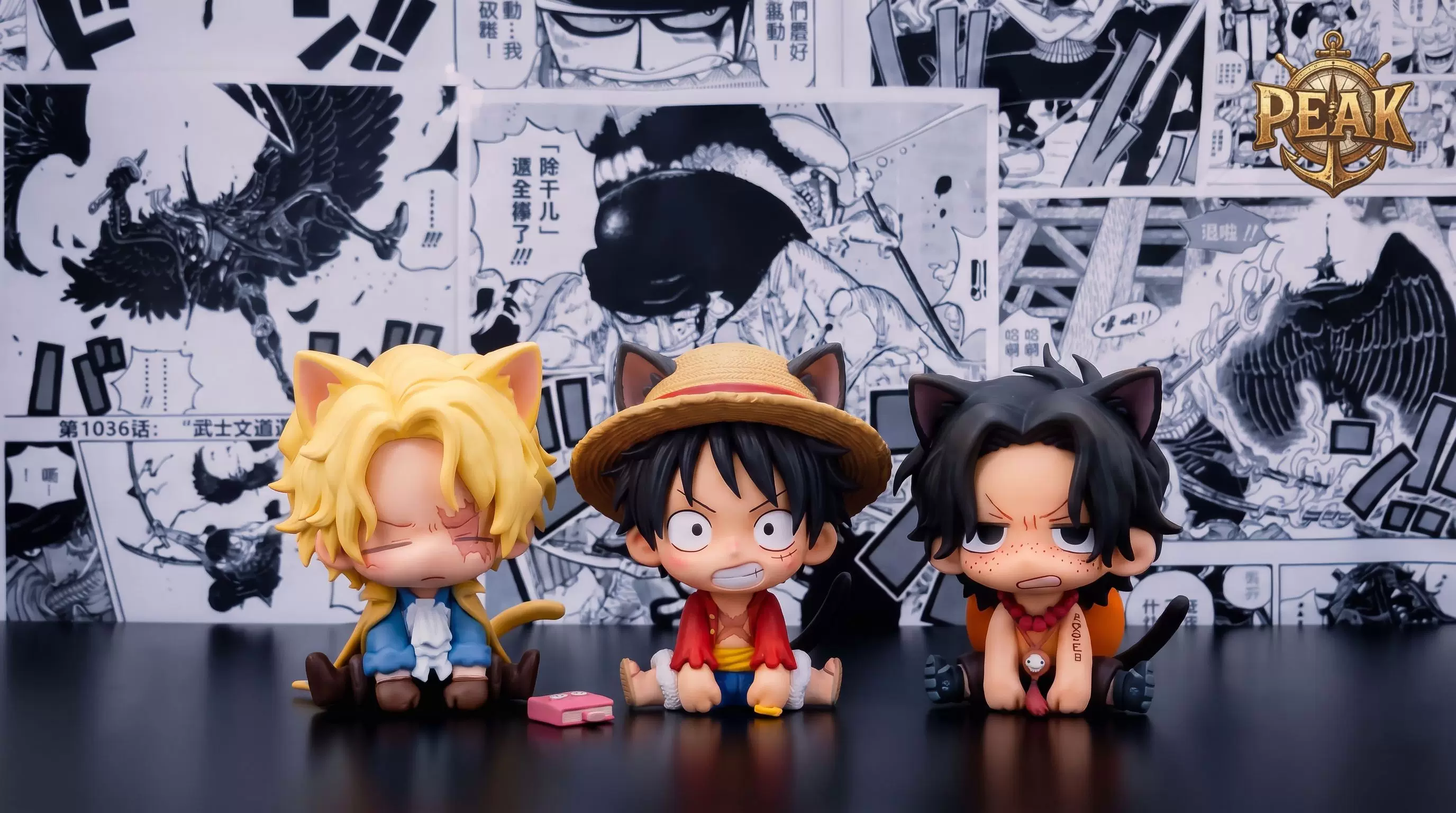 【Pre-sale】Cat-eared Brothers Luffy, Sabo and Ace-One Piece-PEAK Studio