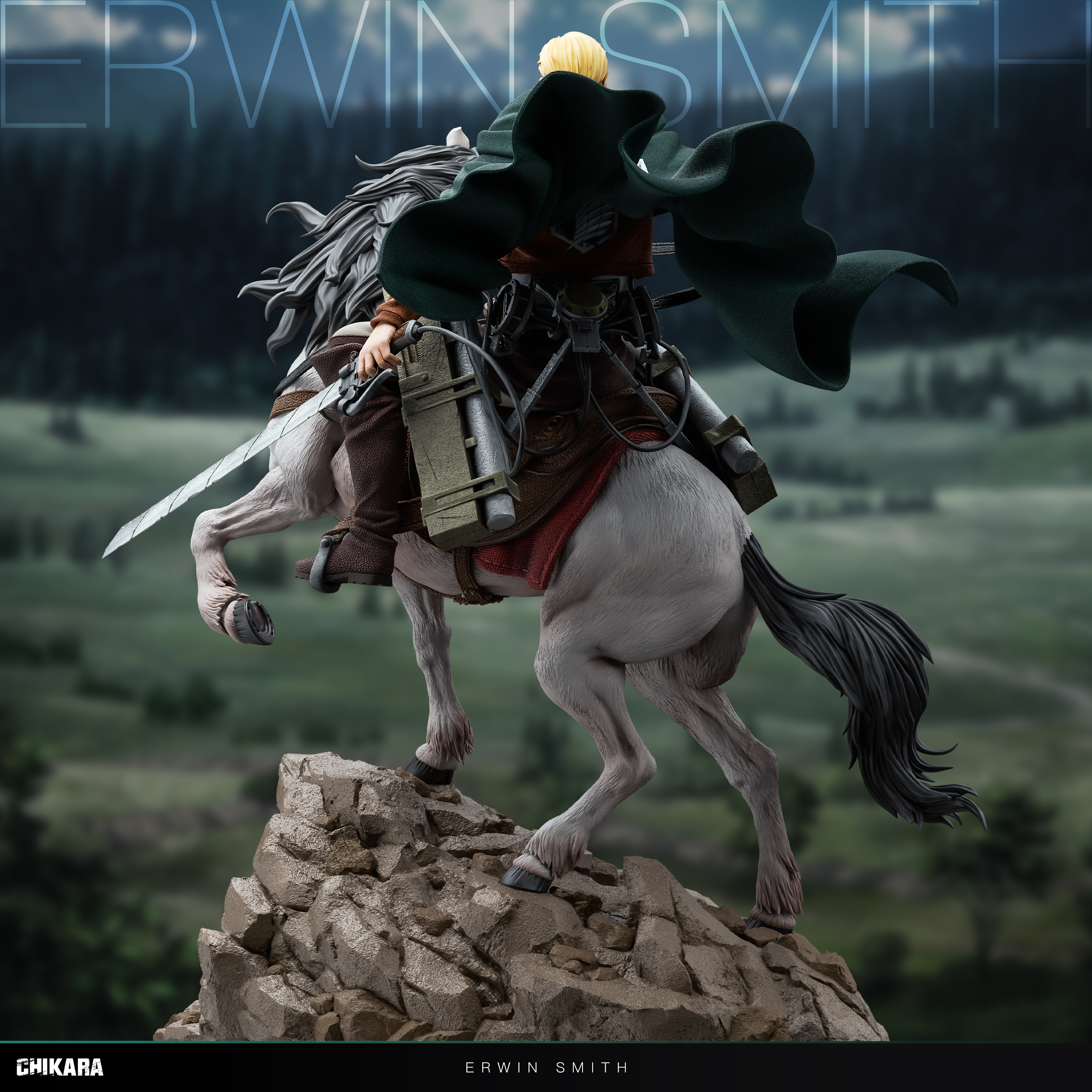 【Pre-sale】1/6 Scale Erwin Smith-Attack on Titan-CHIKARA Studio