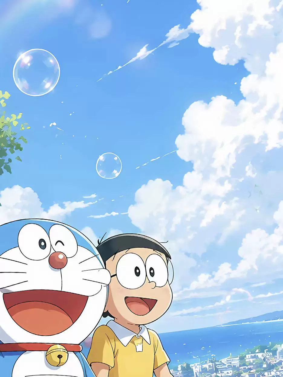 【Pre-sale】Decorative Painting of Doraemon and Nobi Nobita-XingKong Studio