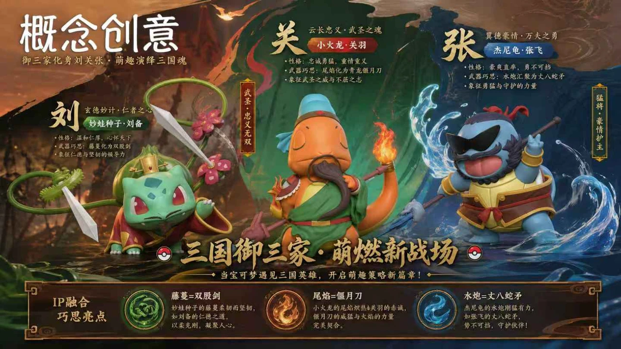 【Pre-sale】Bulbasaur, Charmander and Squirtle-Lucky Studio