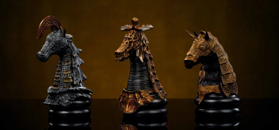【Pre-sale】1/3 Scale Bust of Tree Sentinel, Draconic Tree Sentinel and Loretta-Elden Ring-Acy Studio