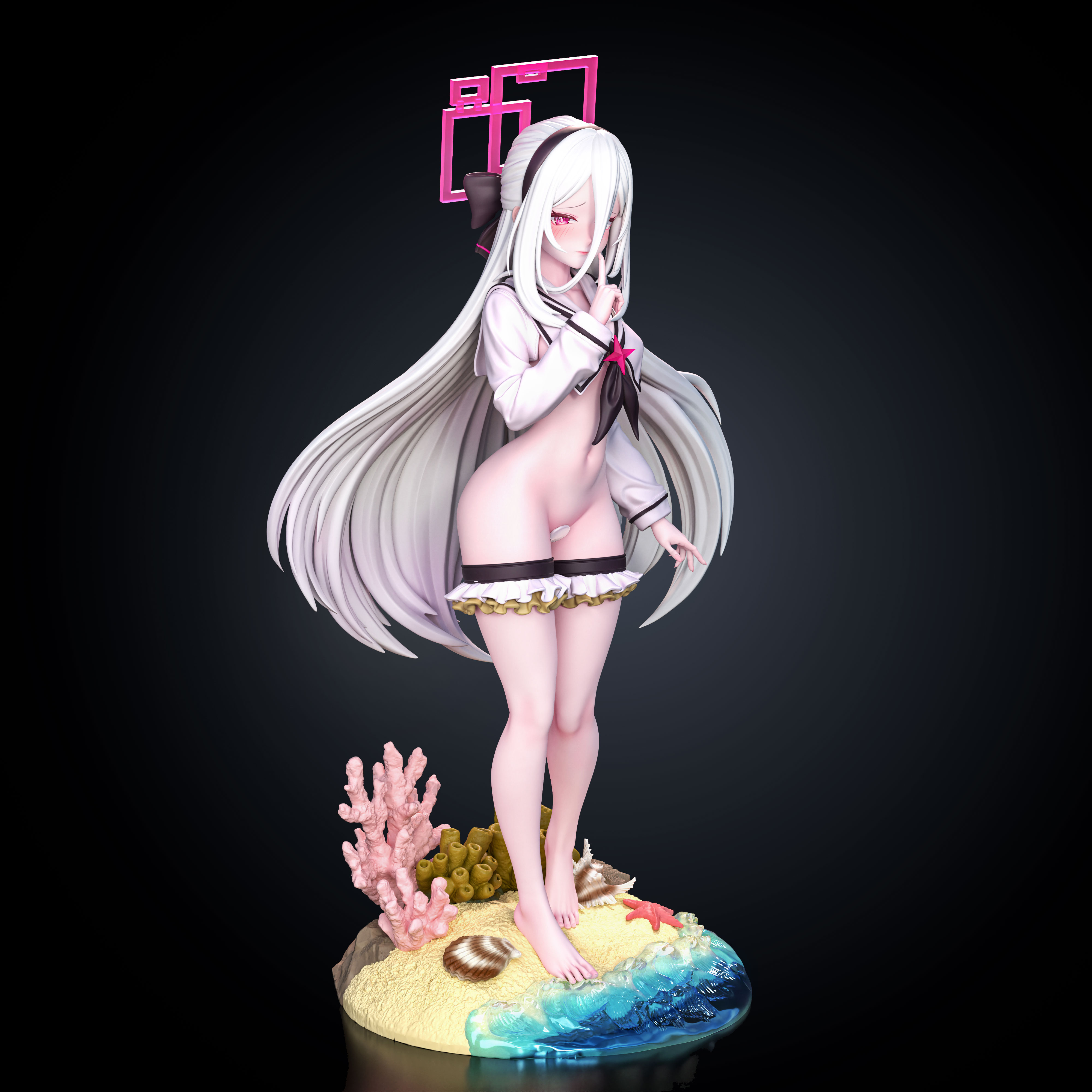 【Pre-sale】1/6 and 1/4 Scale Sandbeach KEI-Blue Archive-JiMeng Studio