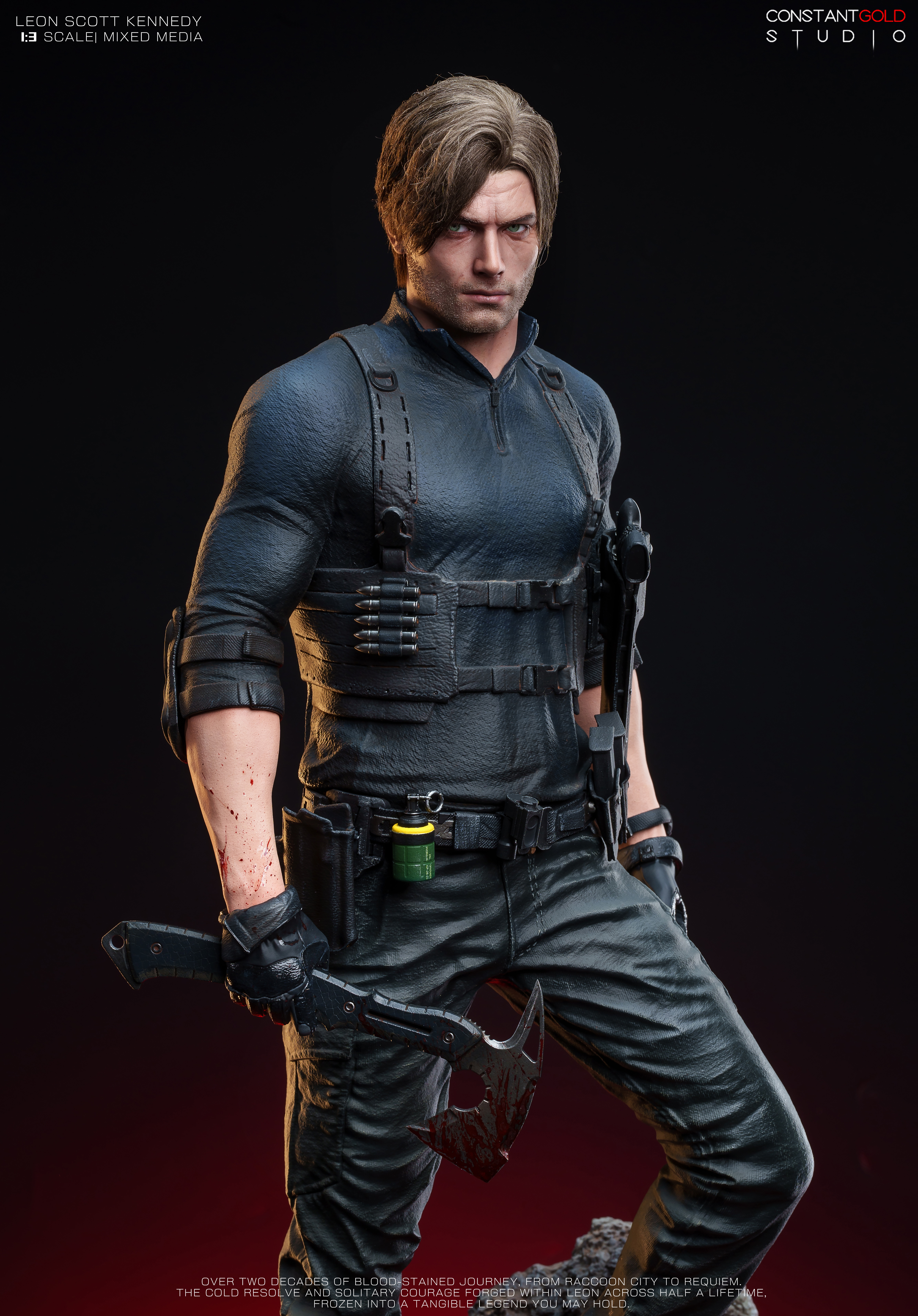 【Pre-sale】1/3 Scale Leon S Kennedy-Resident Evil-ConstantGold Studio