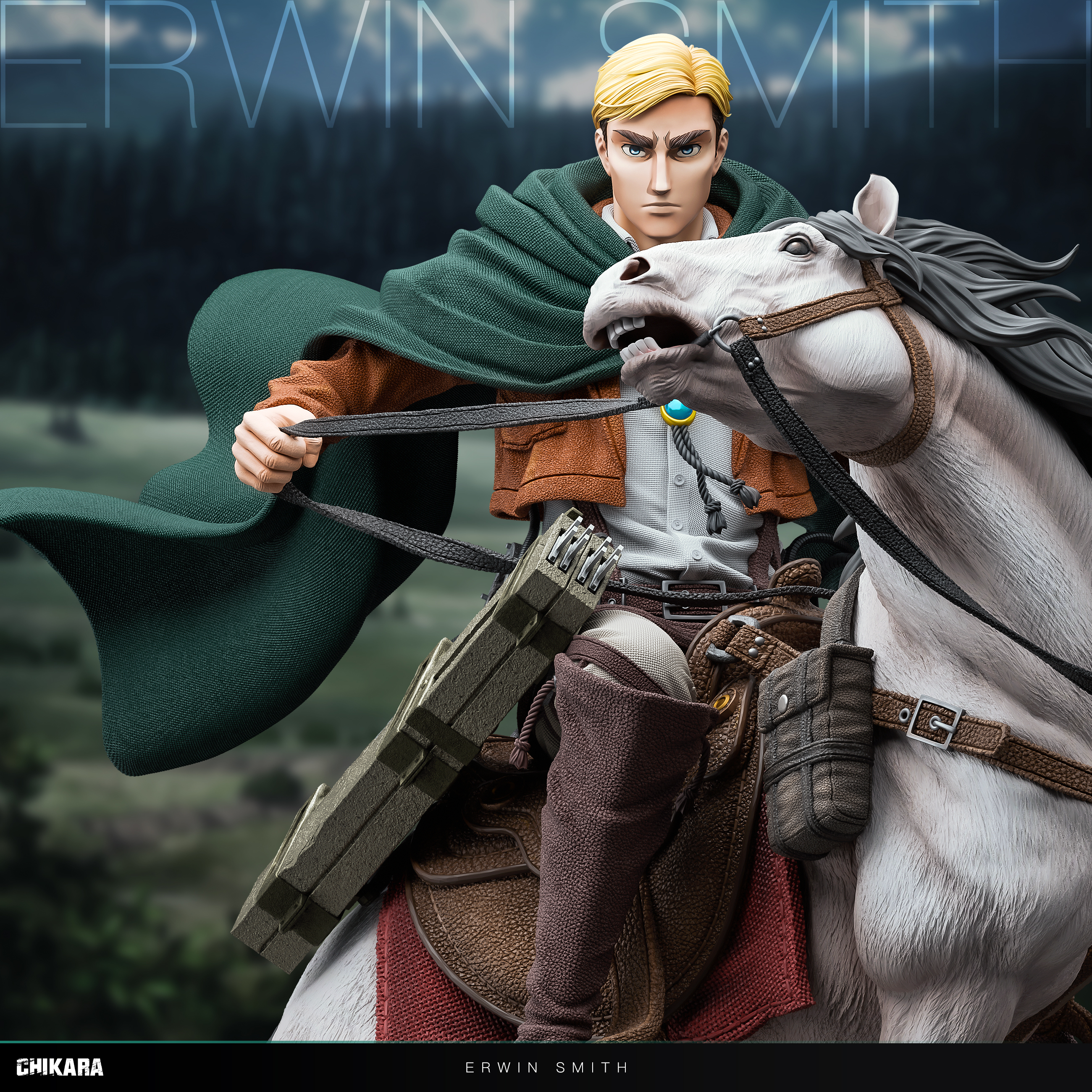 【Pre-sale】1/6 Scale Erwin Smith-Attack on Titan-CHIKARA Studio