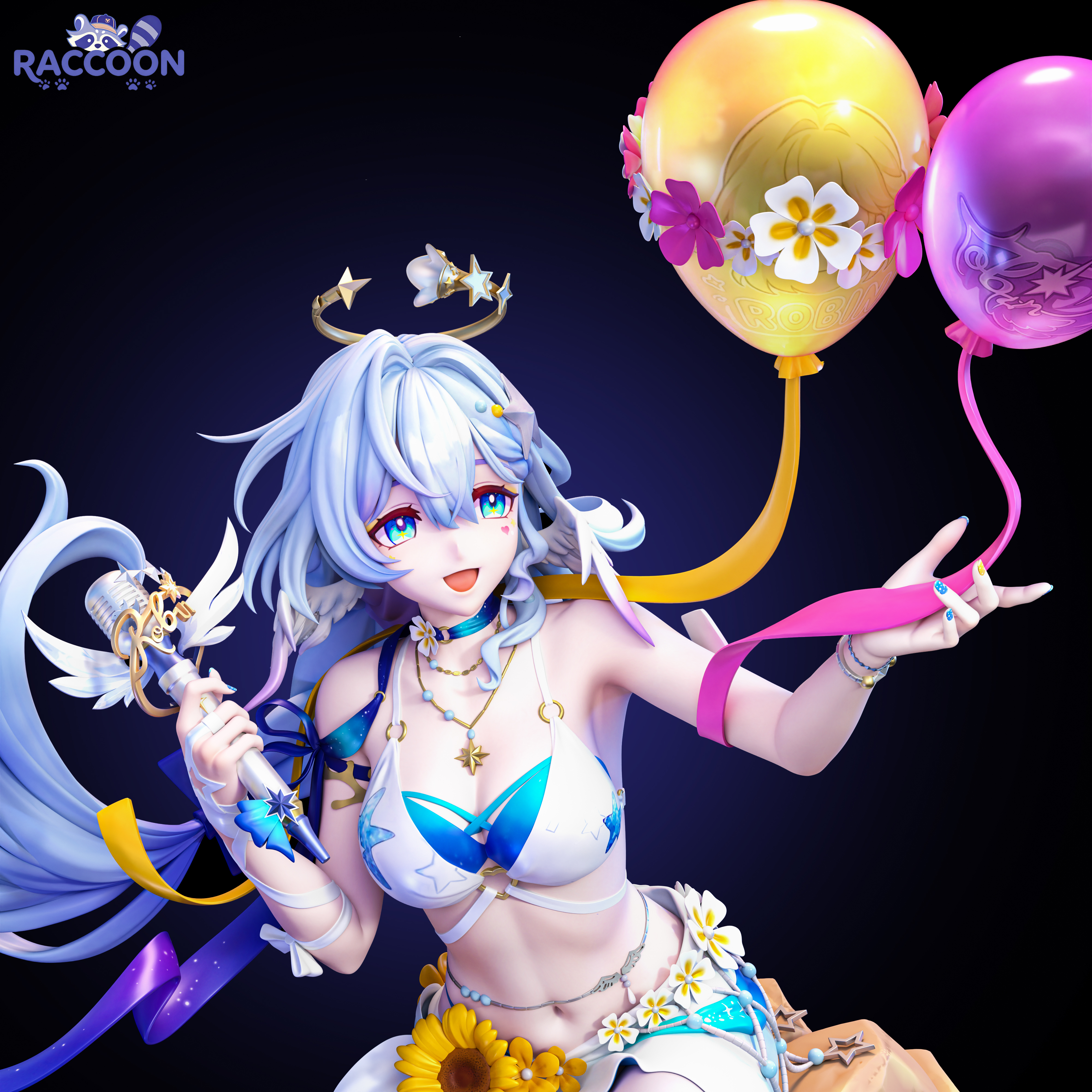 【Pre-sale】1/6 Scale Summeretto Robin-Honkai: Star Rail-Raccoon (XHX) Studio